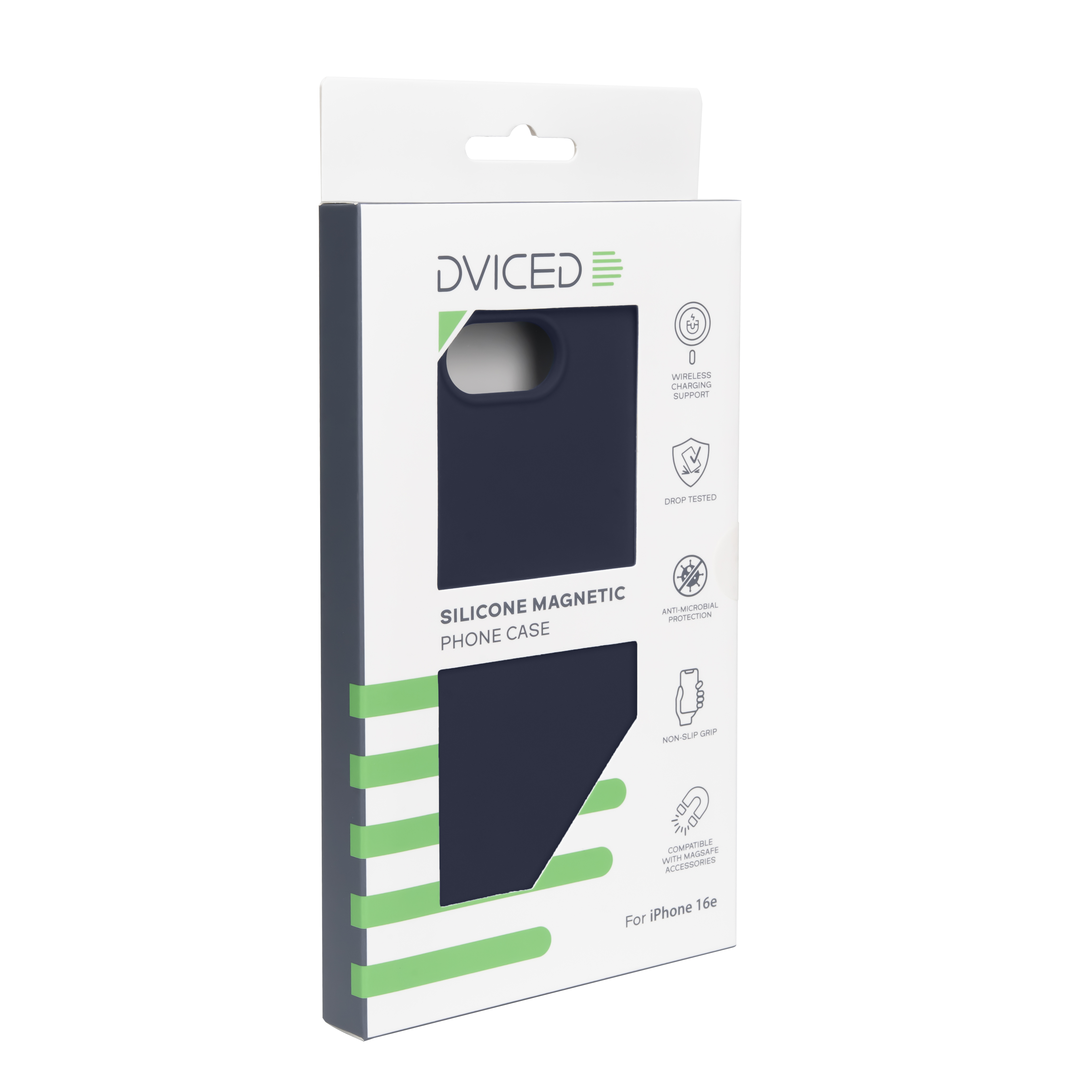 Dviced Silicone Magnetic iPhone 17e/16e case - Blue