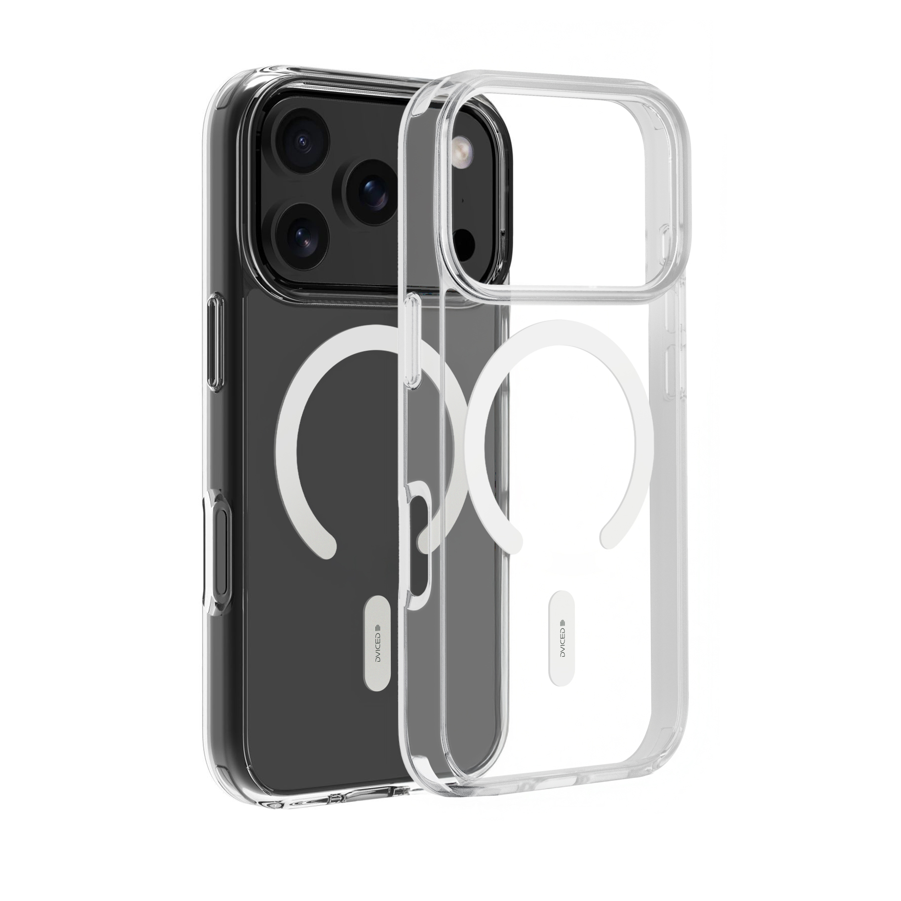 Dviced MagSafe iPhone 17 Pro Max clear case C - White