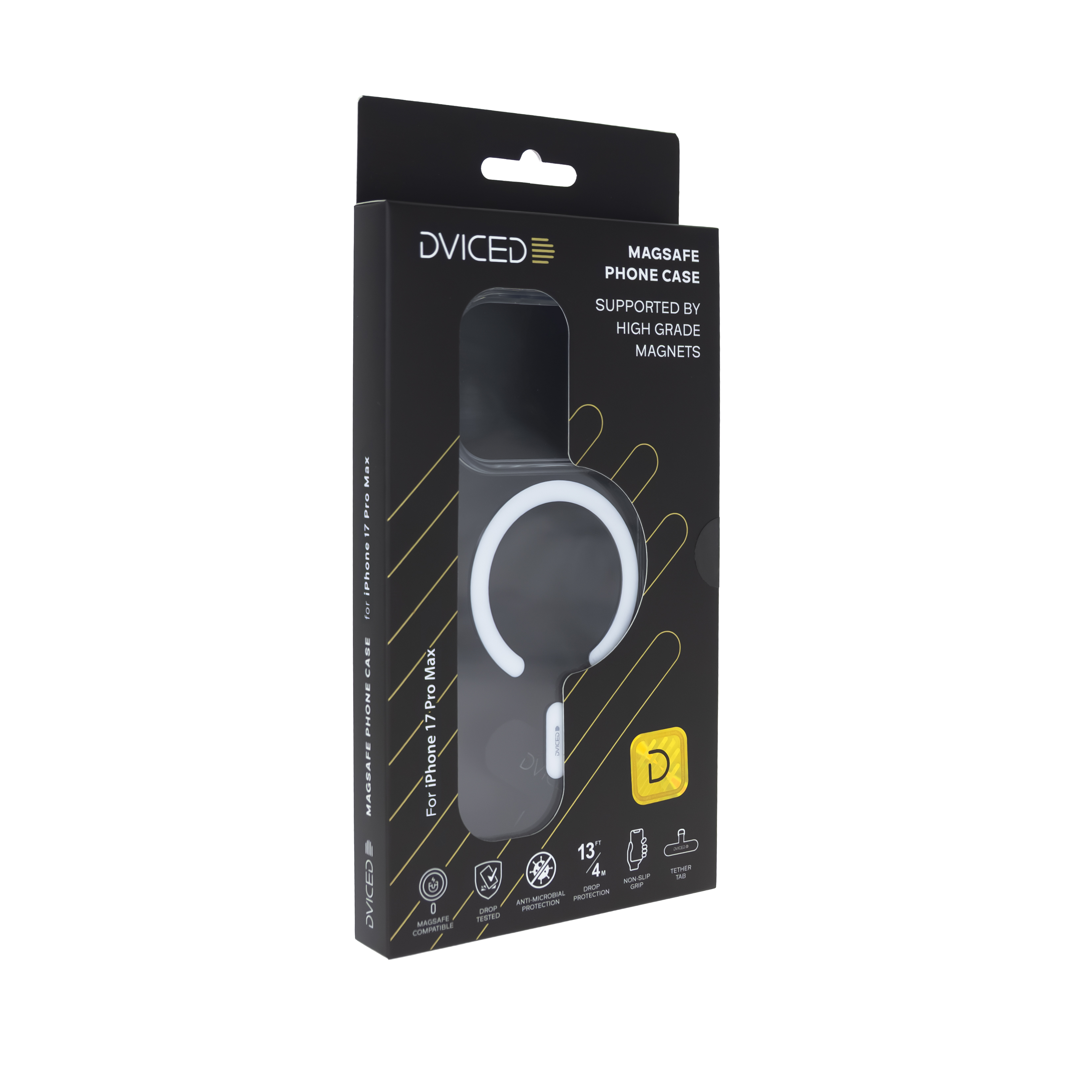Dviced MagSafe iPhone 17 Pro Max clear case C - White
