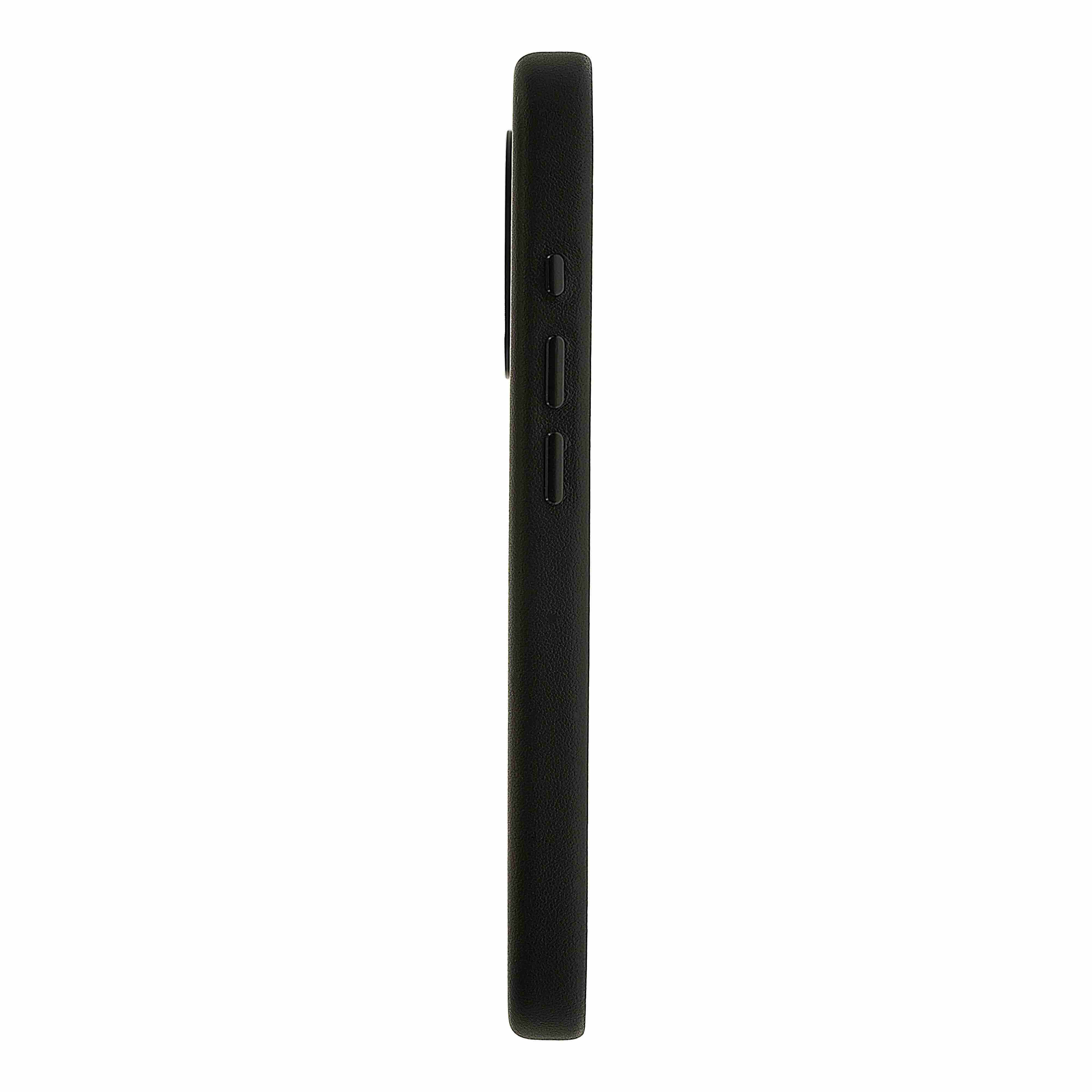 Dviced Leather case with magsafe for iPhone 16 - Black