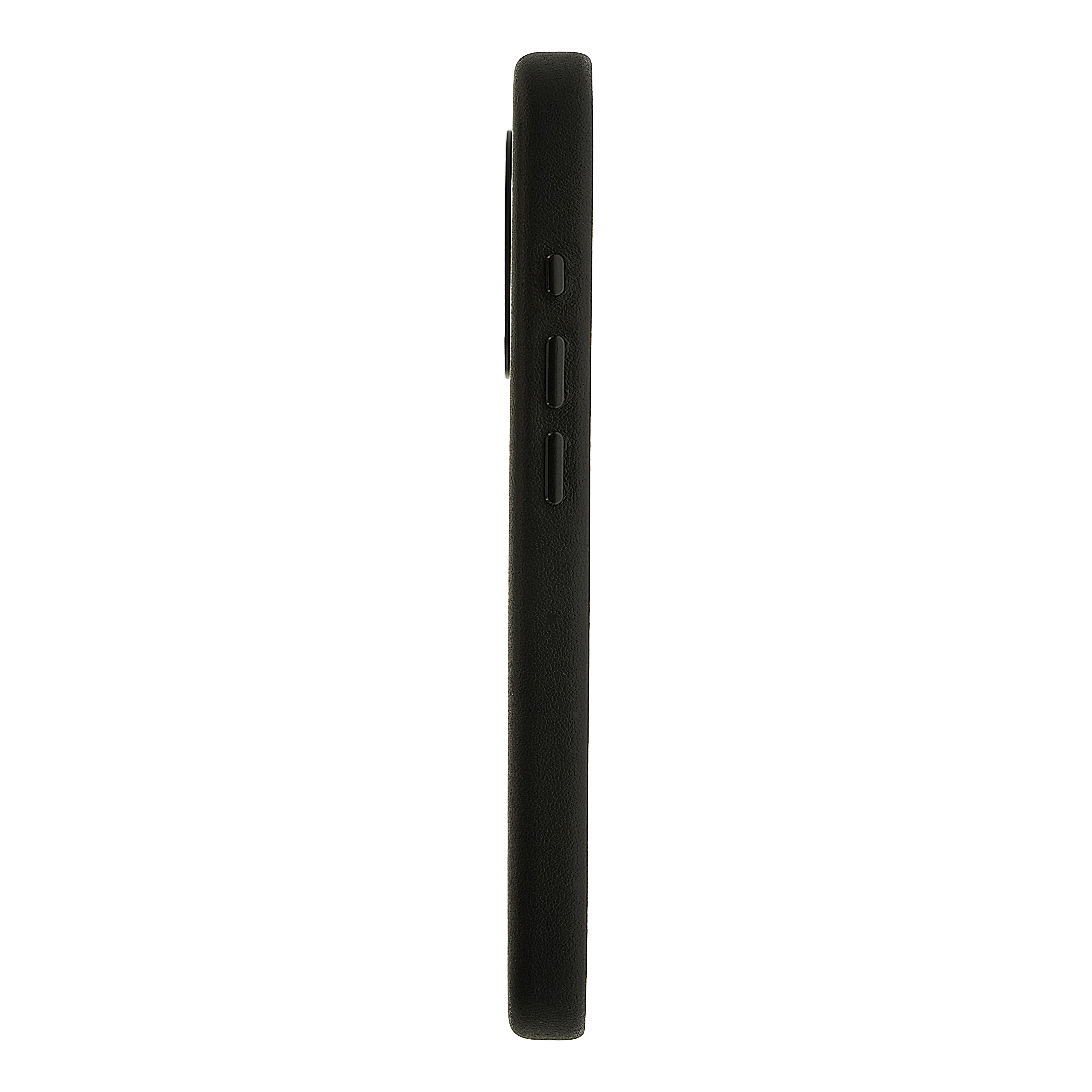 Dviced Leather case with magsafe for iPhone 16 Plus - Black