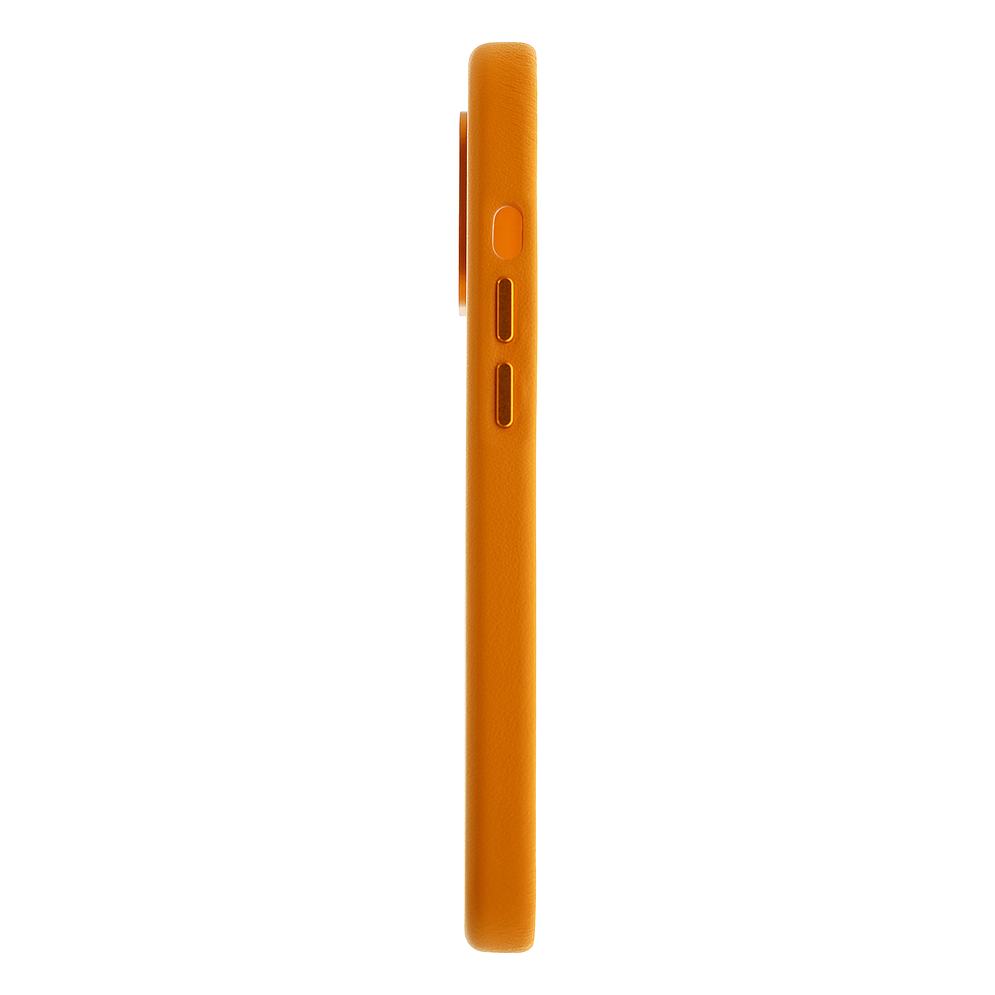 Dviced Leather case with magsafe for iPhone 15 - Orange