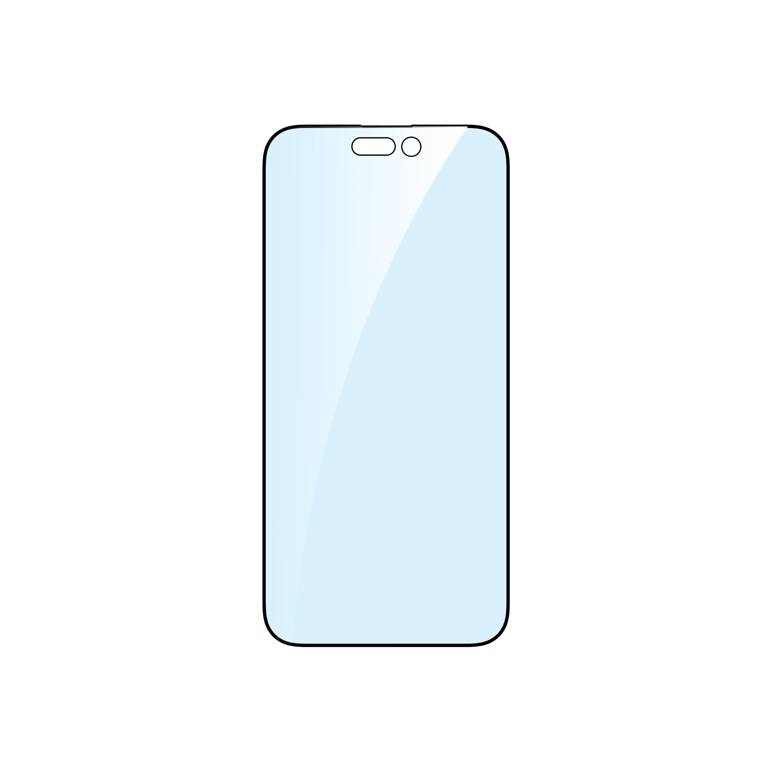 Dviced Anti-blue light tempered glass screen protector edge to edge for iPhone 16 Plus with applicator