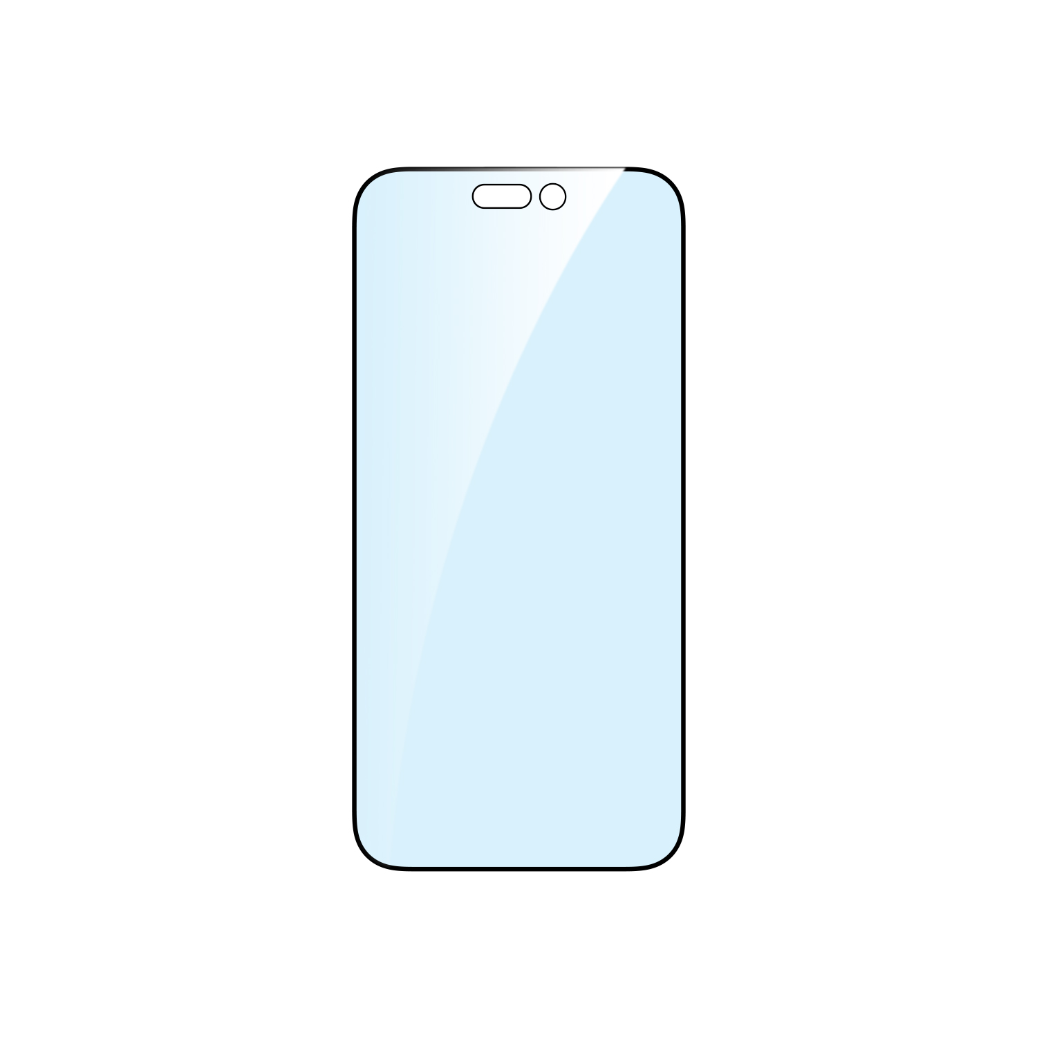 Dviced Anti-blue light tempered glass screen protector edge to edge for iPhone 16 Pro with applicator
