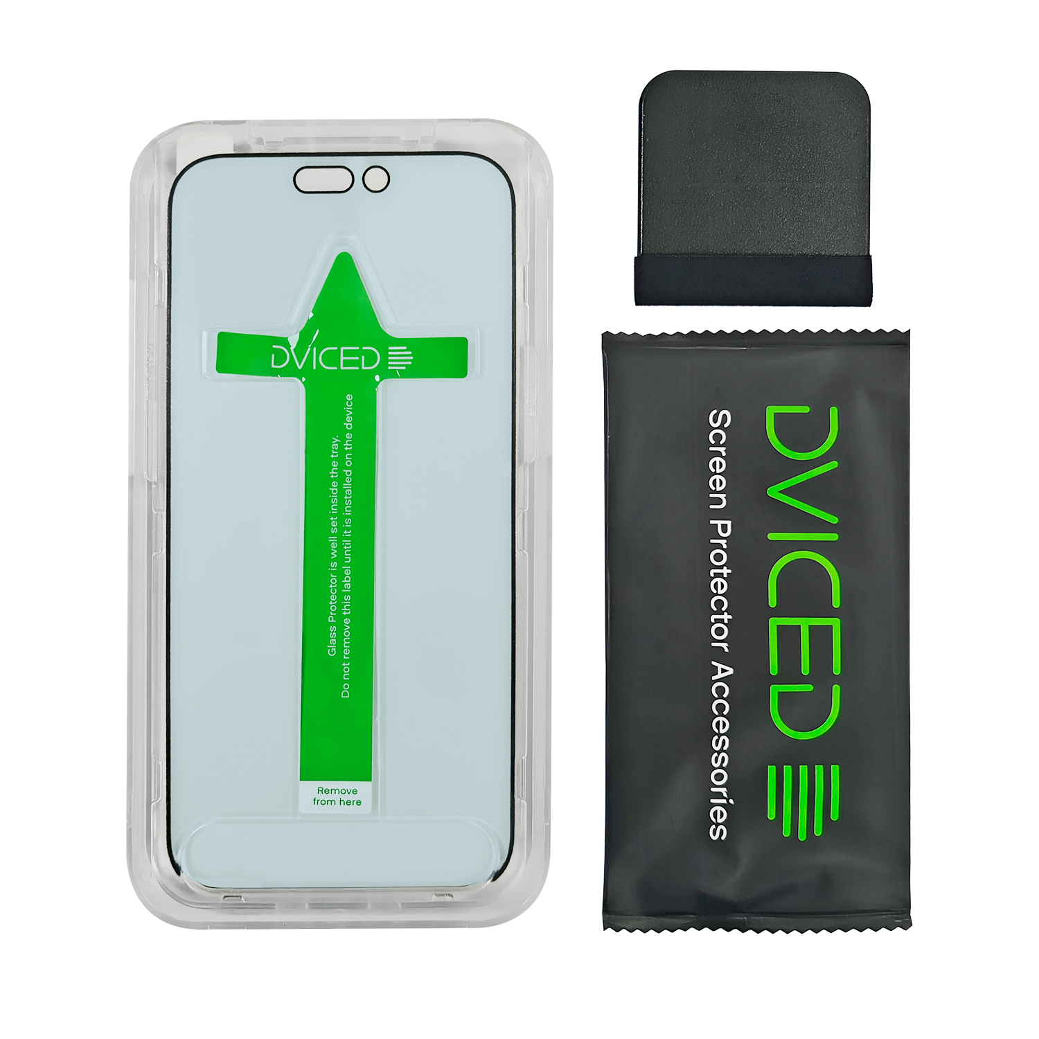 Dviced Anti-blue light tempered glass screen protector edge to edge for iPhone 16 Pro with applicator
