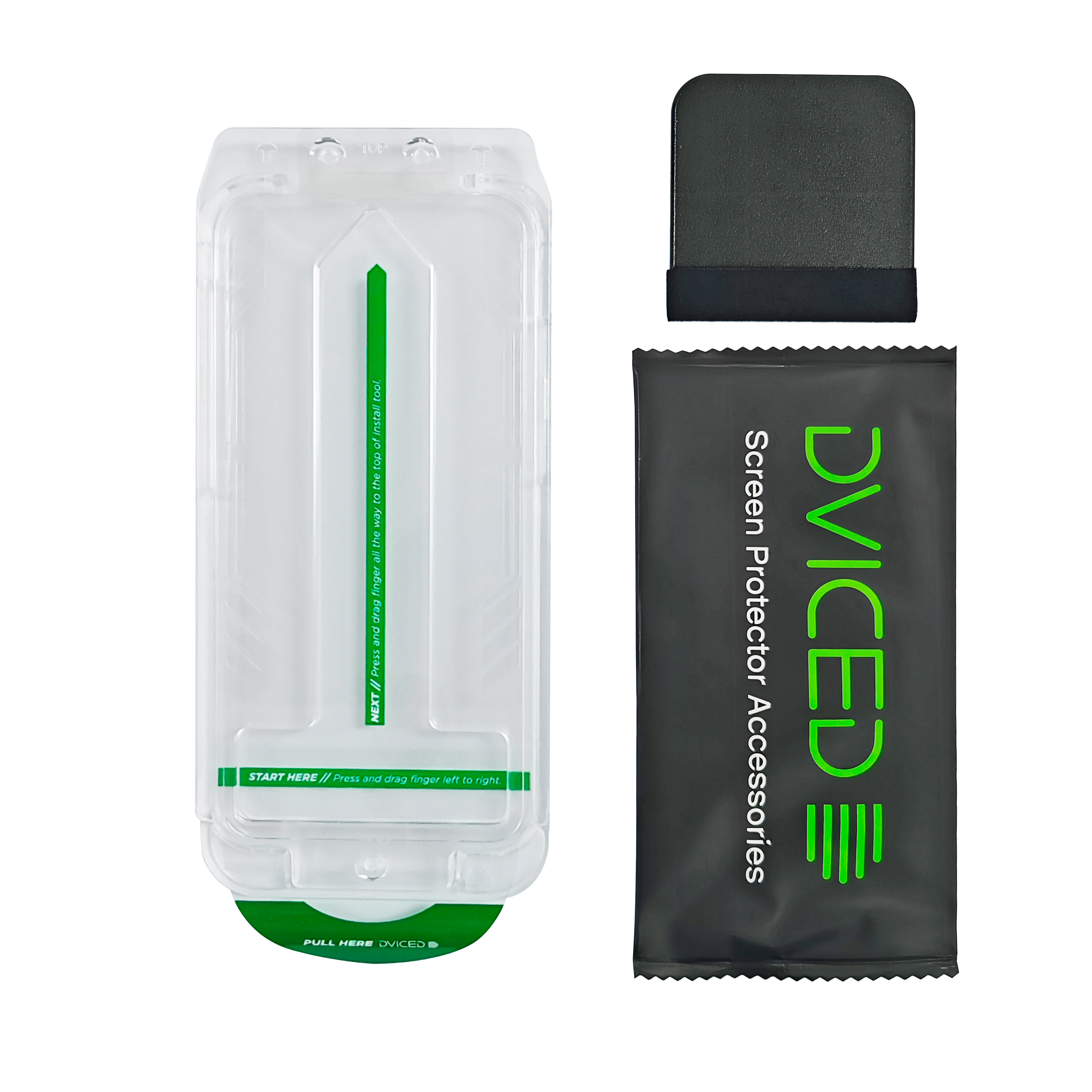 Dviced Tempered glass screen protector for iPhone 17e/16e with dust-free applicator