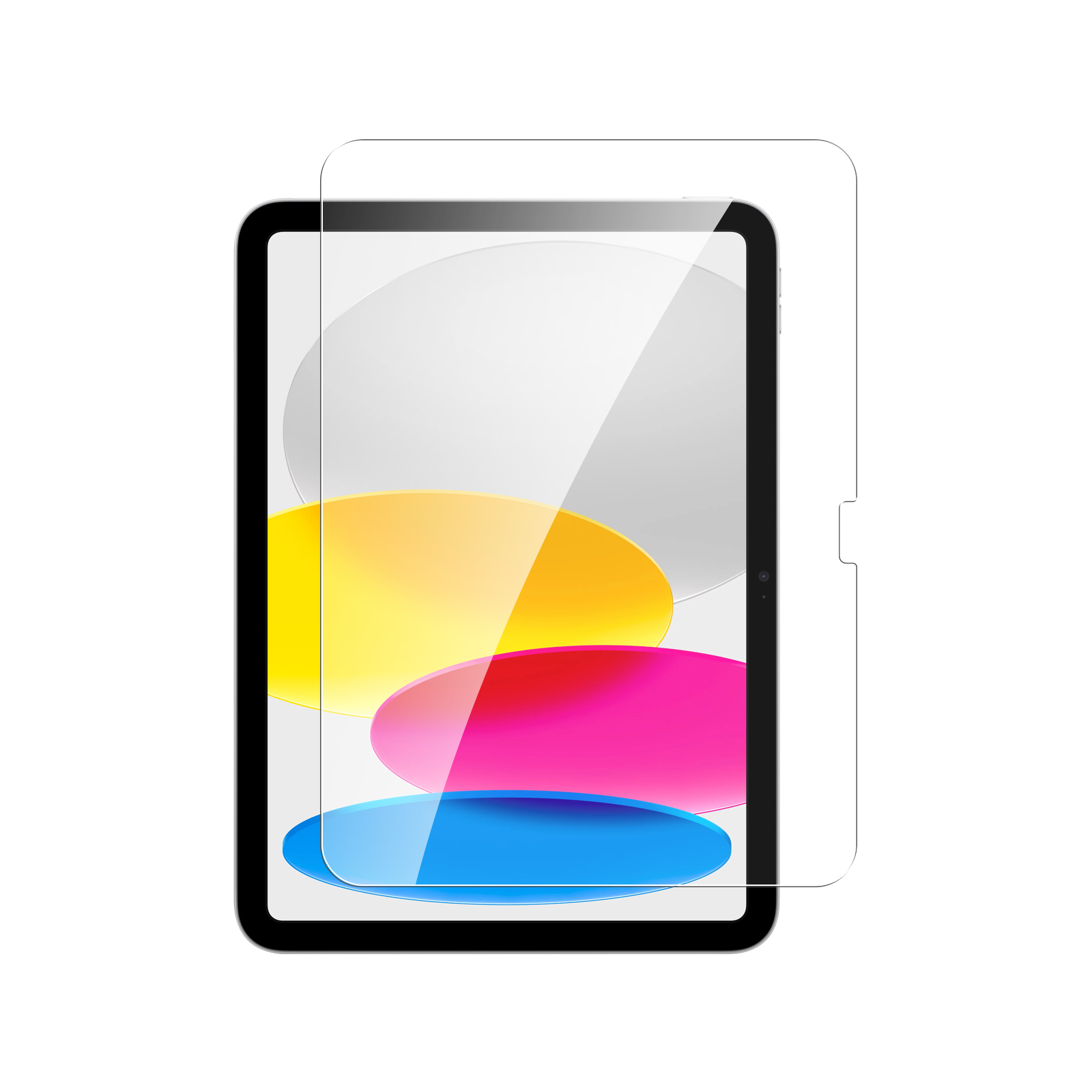 Dviced Tempered glass screen protector for iPad 10.9 (10th gen.) with dust-free applicator