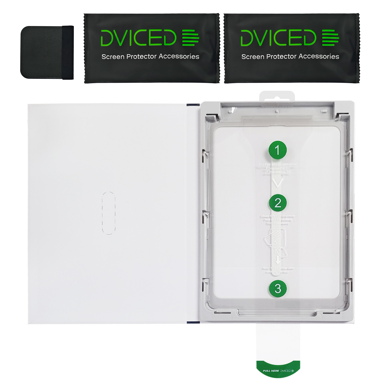 Dviced Tempered glass screen protector for iPad 10.9 (10th gen.) with dust-free applicator