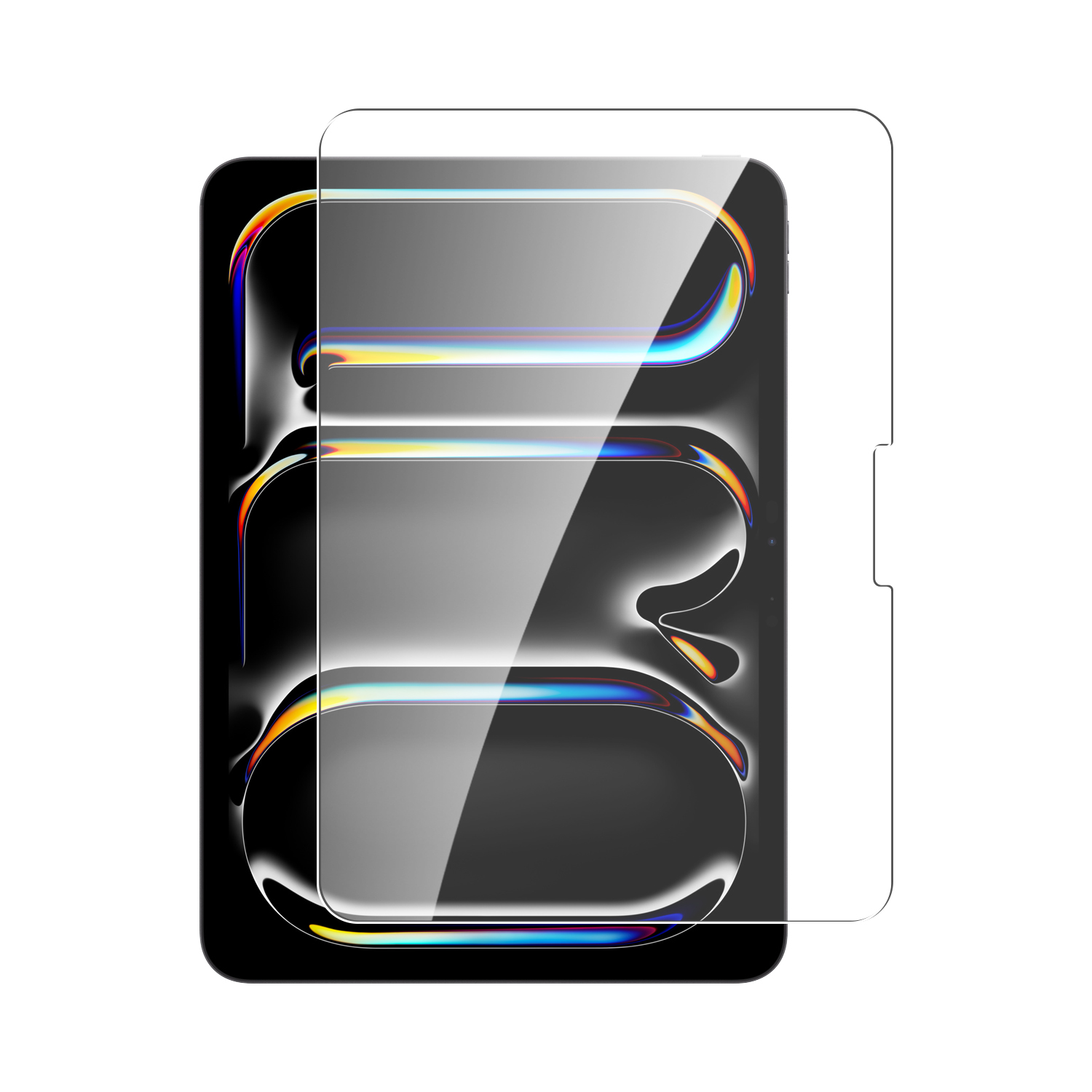 Dviced Tempered glass screen protector for iPad Pro 11 with dust-free applicator