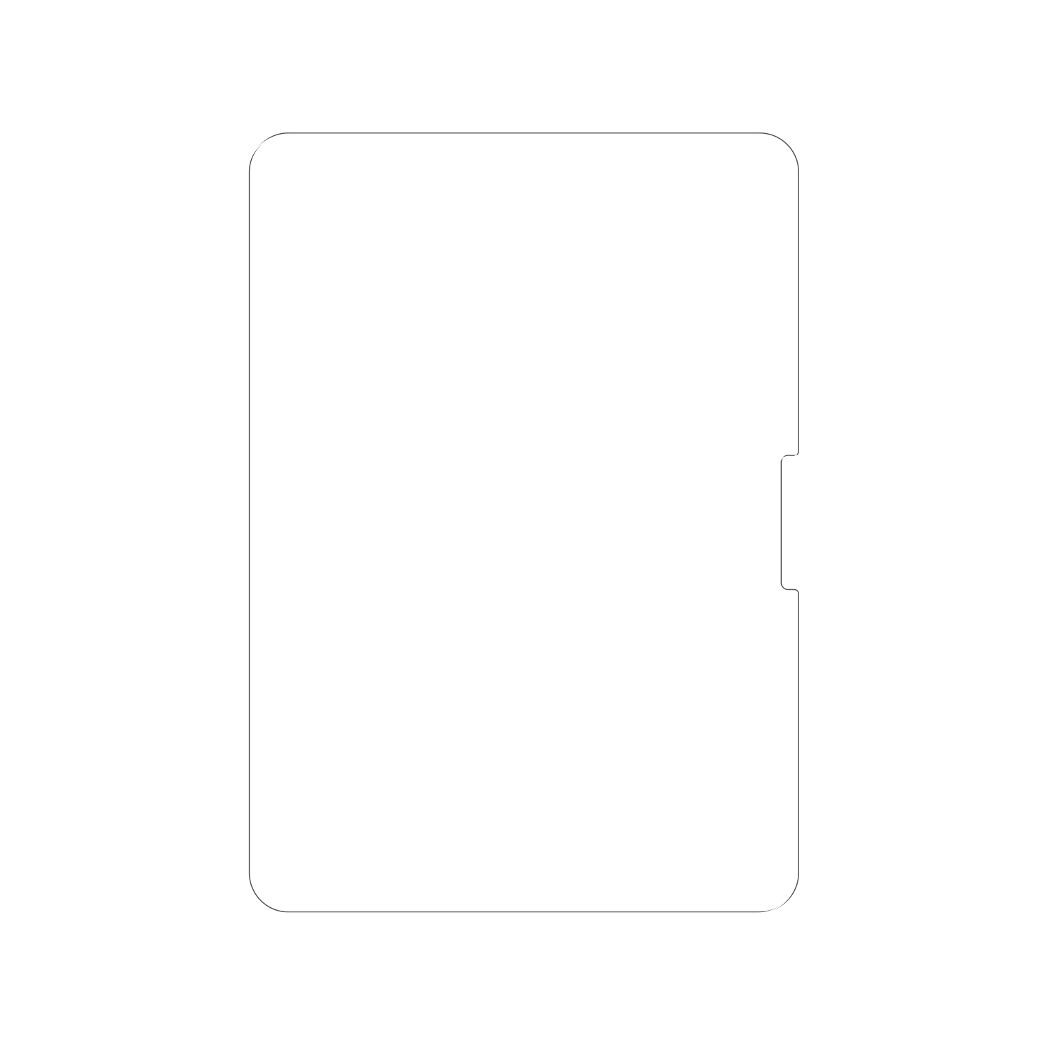 Dviced Tempered glass screen protector for iPad Pro 11 with dust-free applicator