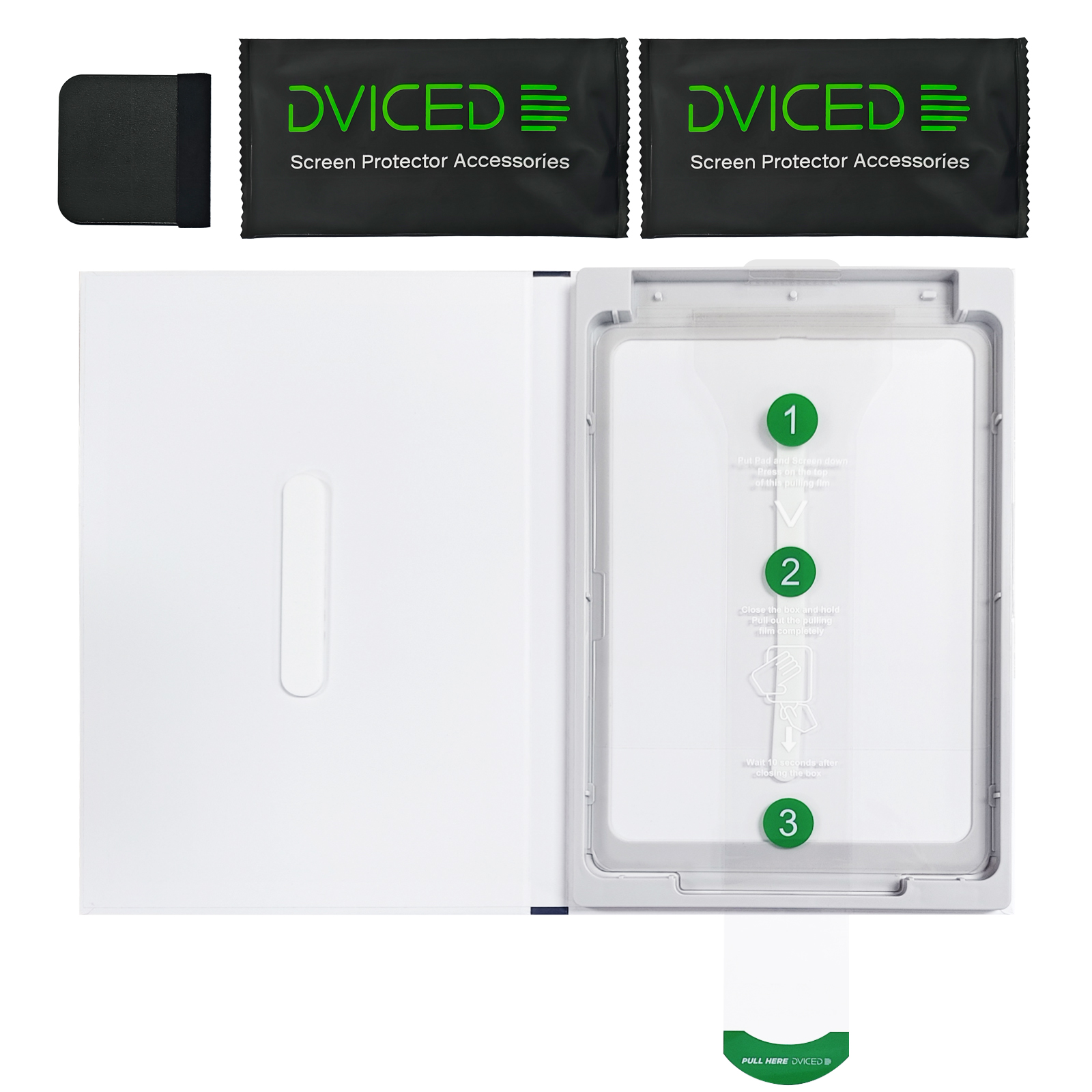 Dviced Tempered glass screen protector for iPad Pro 13 with dust-free applicator