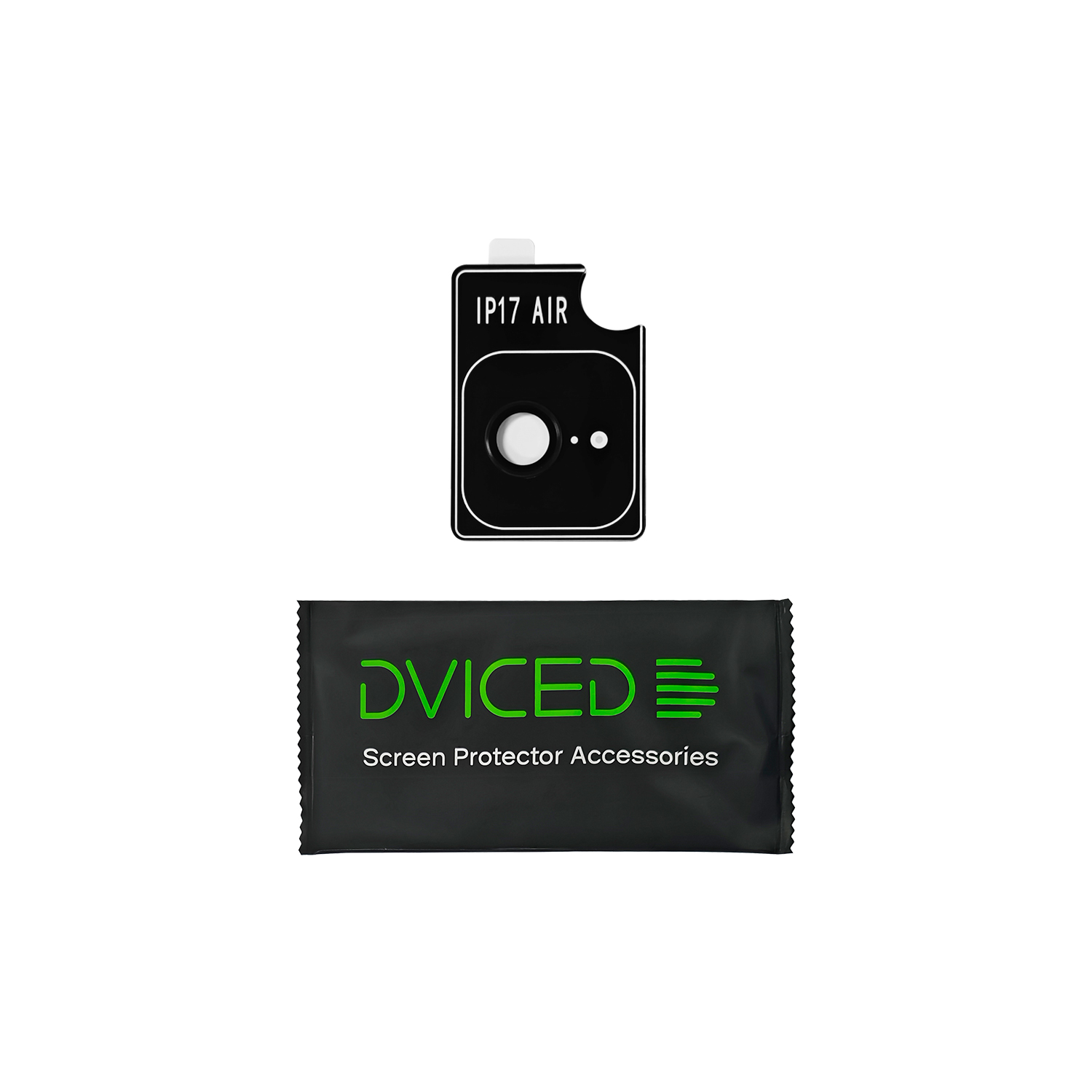 Dviced Tempered glass camera protector for iPhone 17 Air with applicator