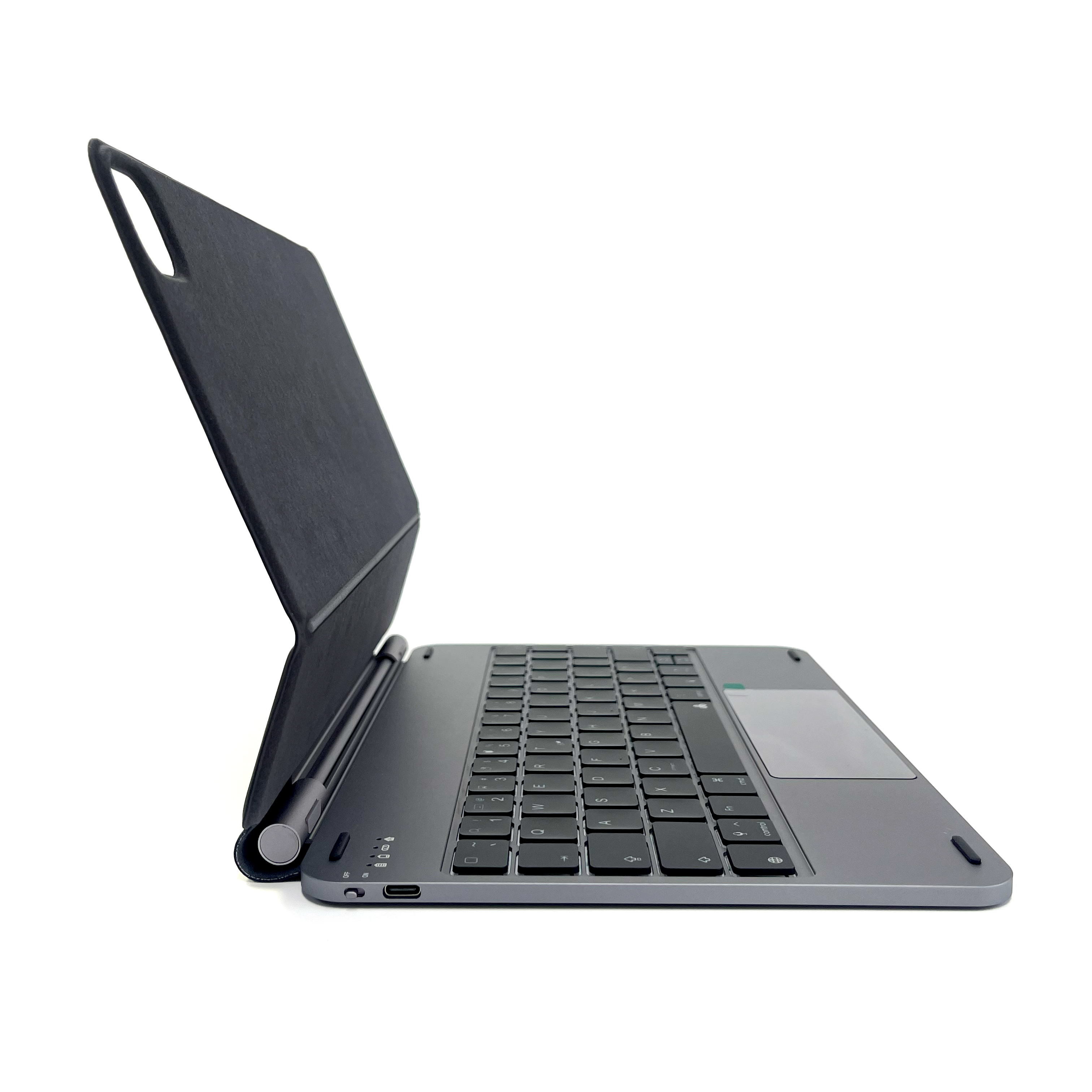 Dviced Magnetic Aluminium Keyboard Case for iPad Air/Pro 11-inch - US - dark grey
