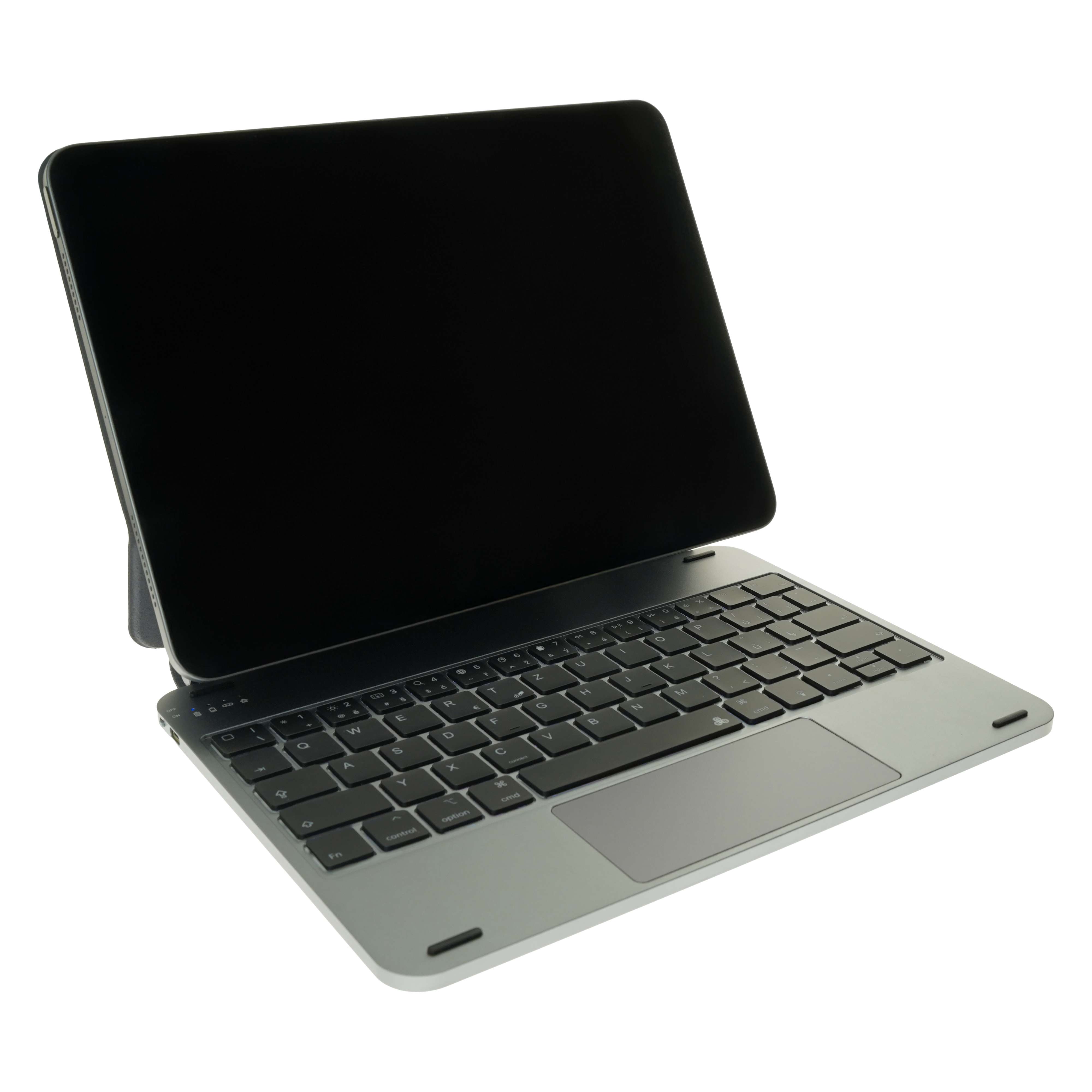 Dviced Magnetic Aluminium Keyboard Case for iPad Air/Pro 11-inch - US - dark grey