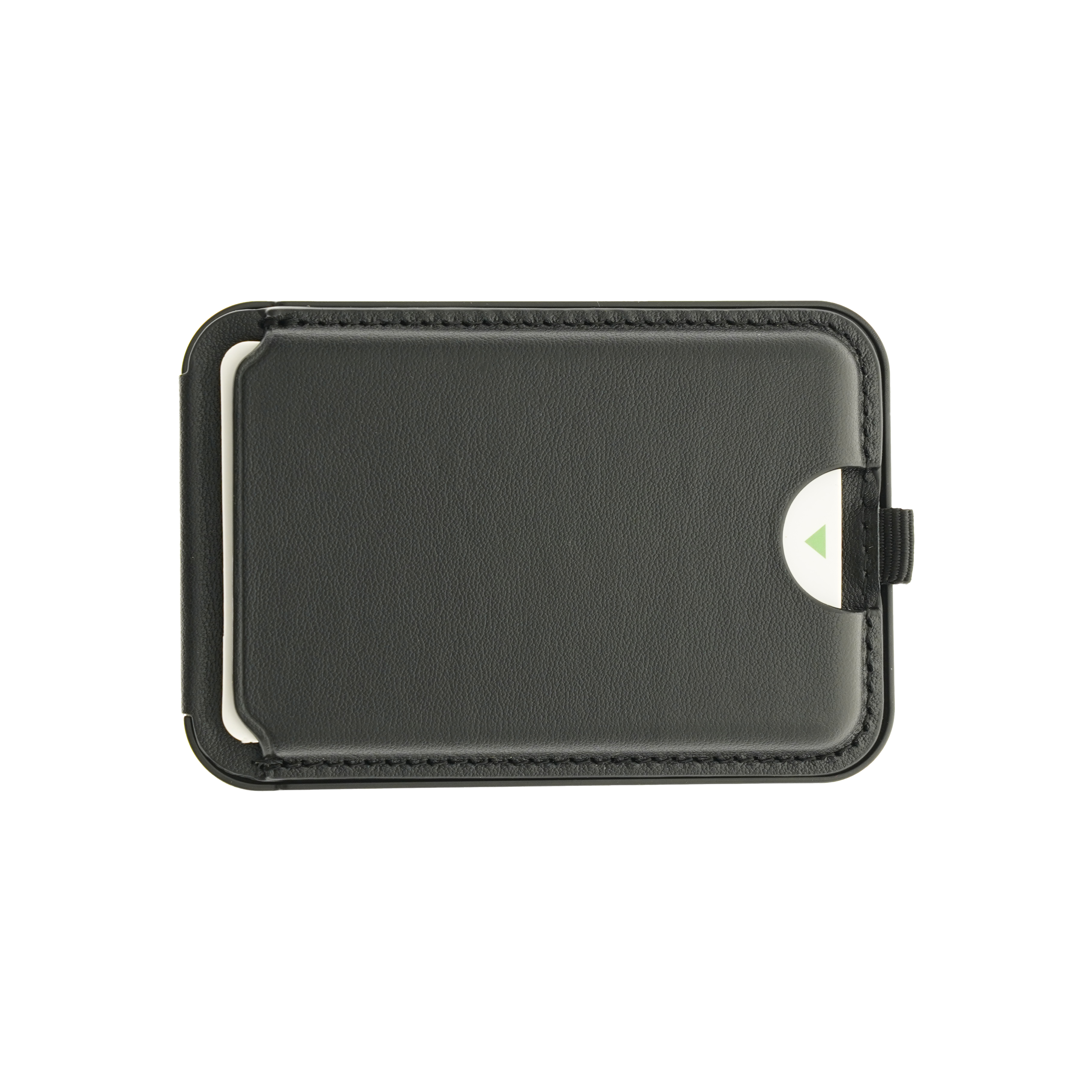 Dviced Leather magsafe foldable cardholder and stand - Black