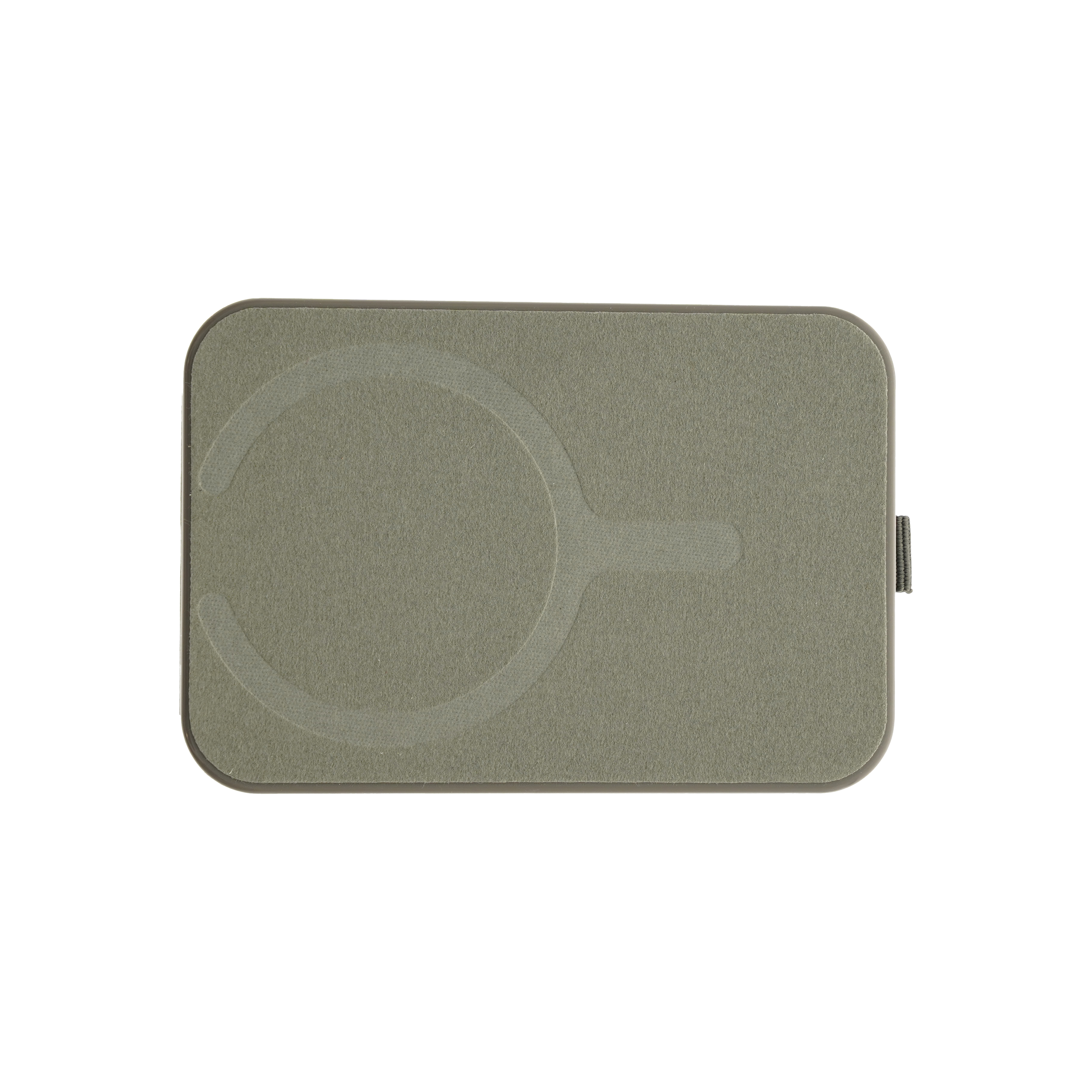 Dviced Leather magsafe foldable cardholder and stand - Grey