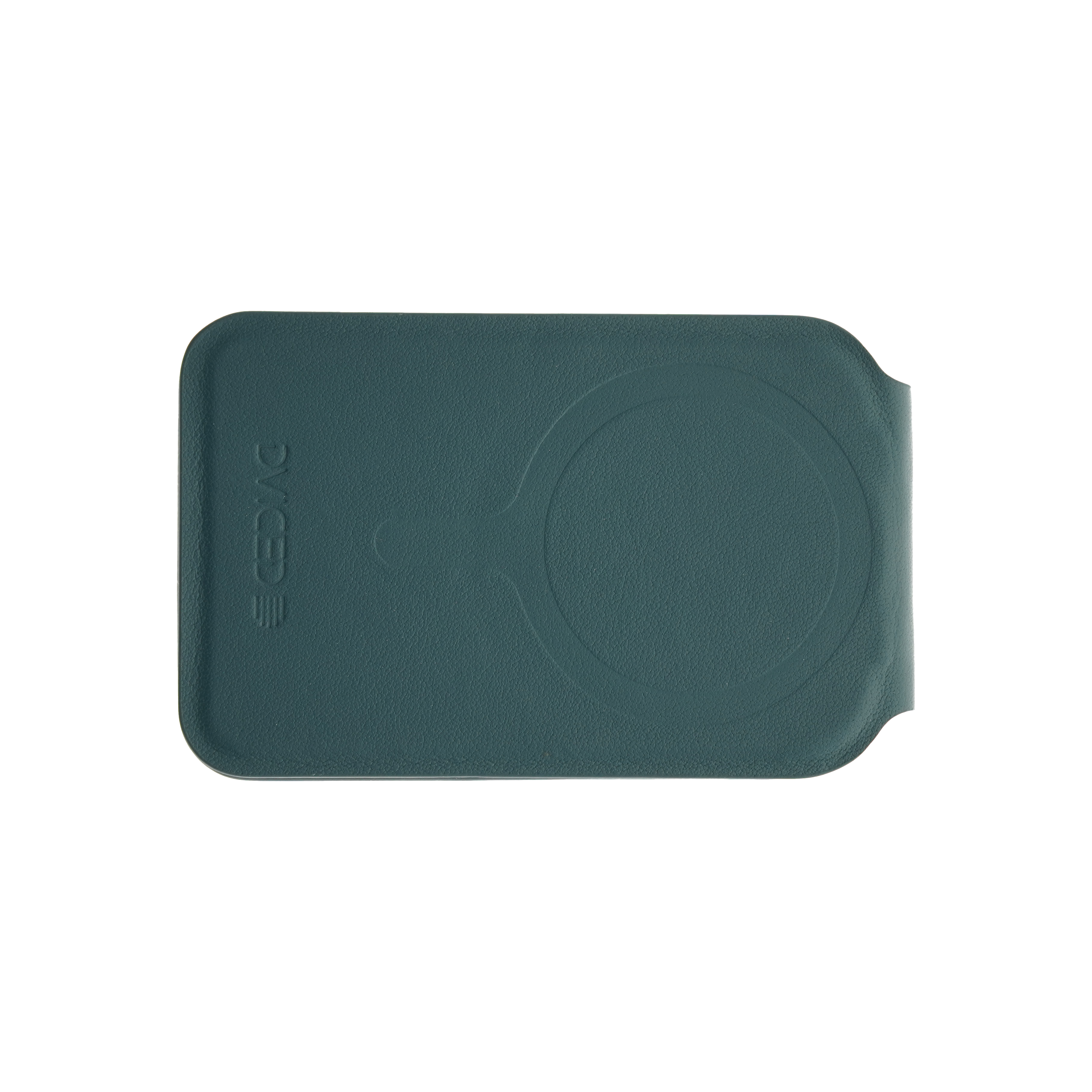 Dviced Leather magsafe foldable cardholder - Blue