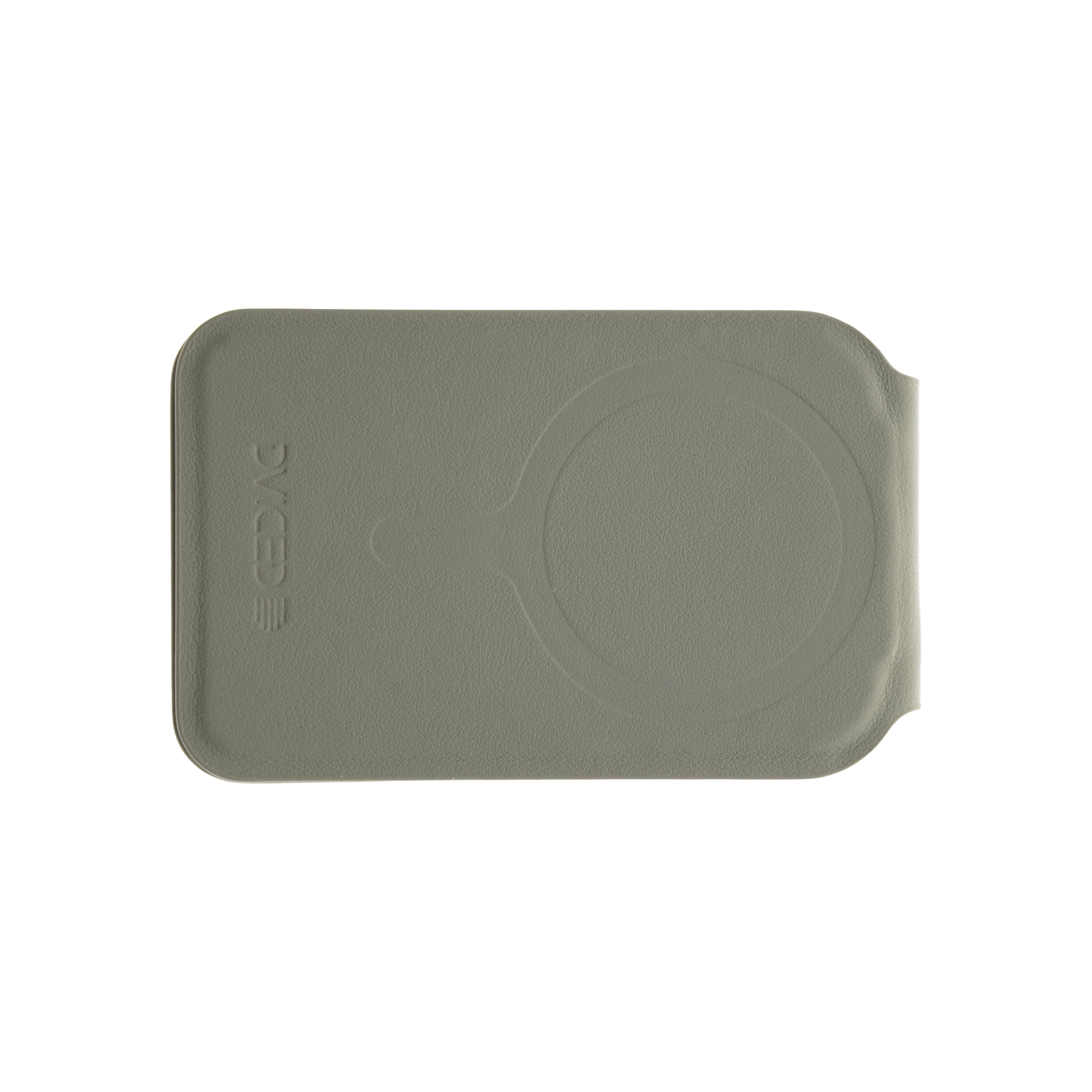 Dviced Leather magsafe foldable cardholder - Grey