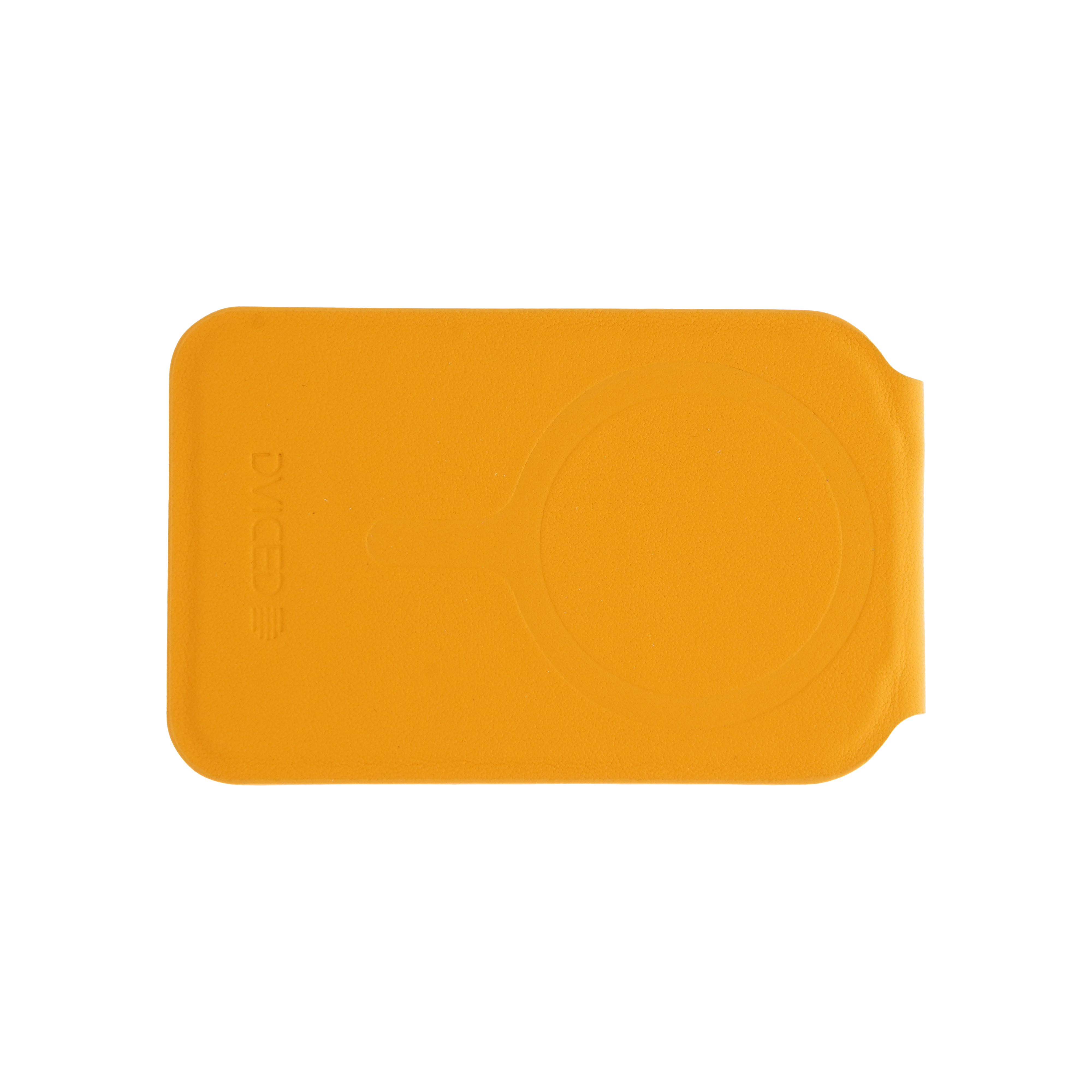 Dviced Leather magsafe foldable cardholder - Orange