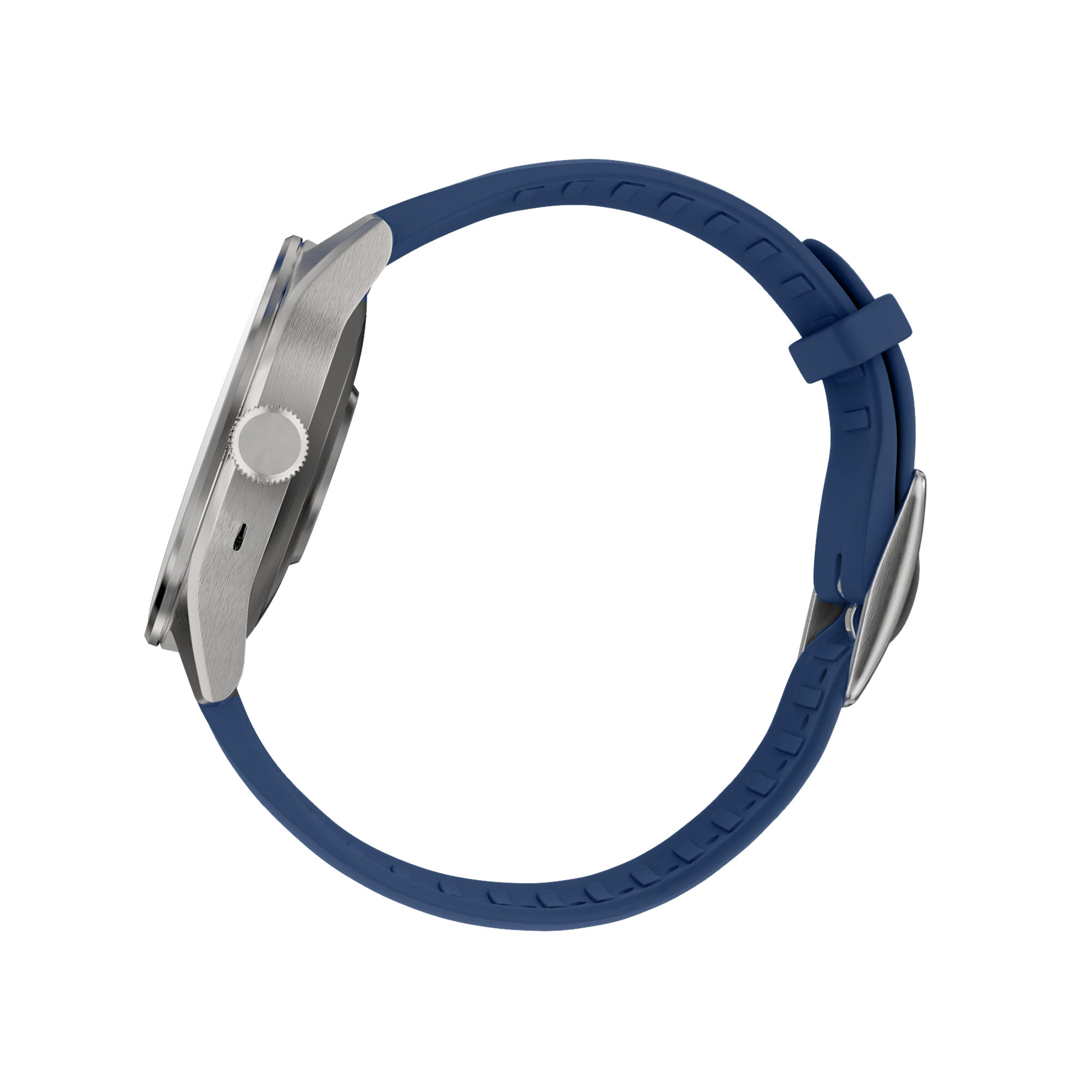 "Withings Scanwatch 2 / 42mm (Activity, Sleep Tracker, ECG, Temperature, SPO2 / Stainless steel, fkm wristband, sapphire glass) - Blue"