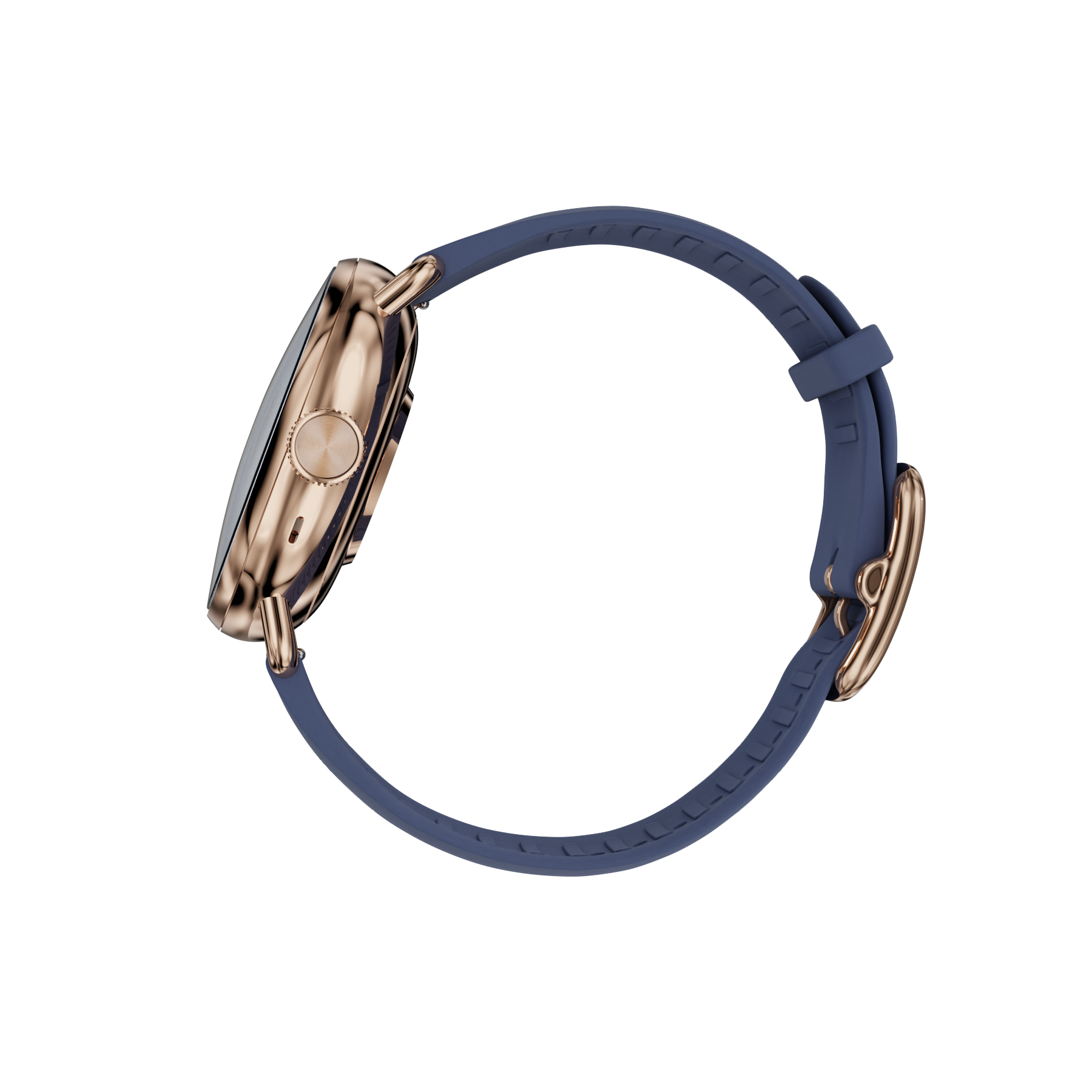 Withings Scanwatch 2 / 38mm (Activity, Sleep Tracker, ECG, Temperature, SPO2 / Stainless steel, fkm wristband, sapphire glass) - Blue