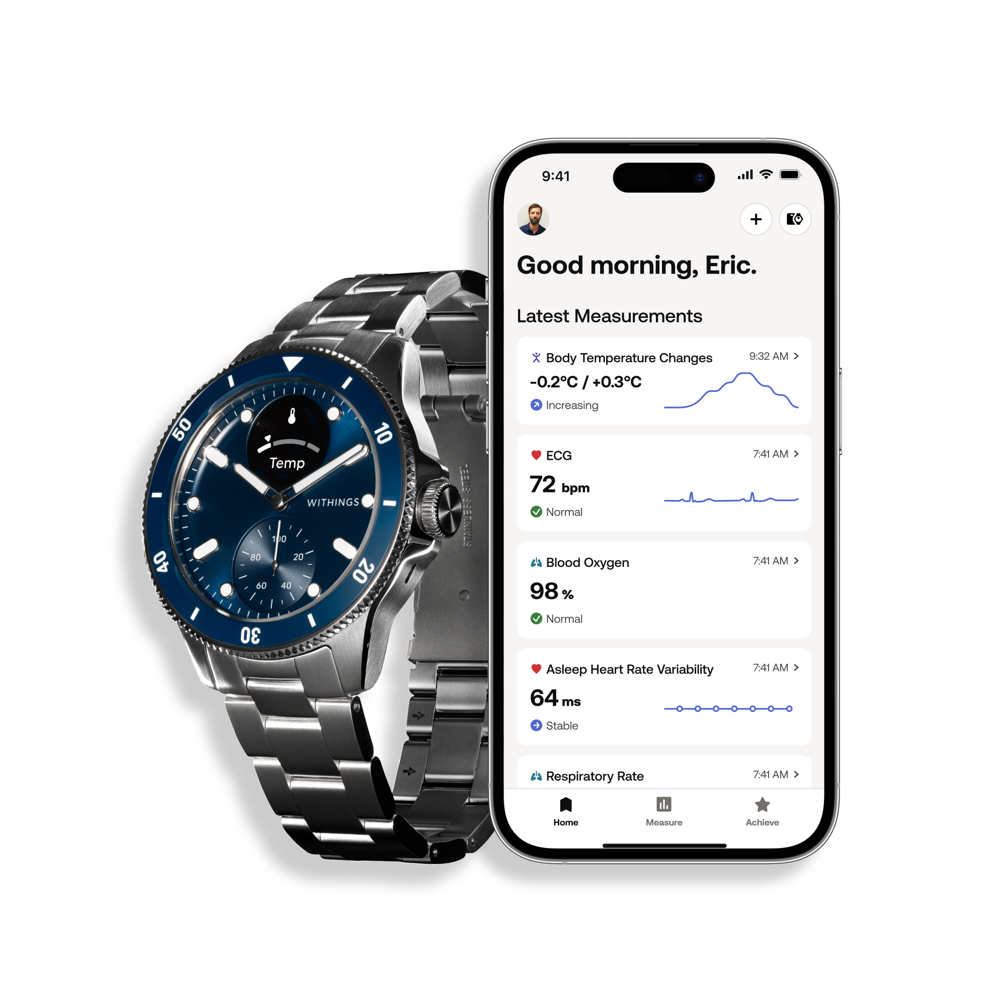 Withings Scanwatch Nova 43mm - Blue