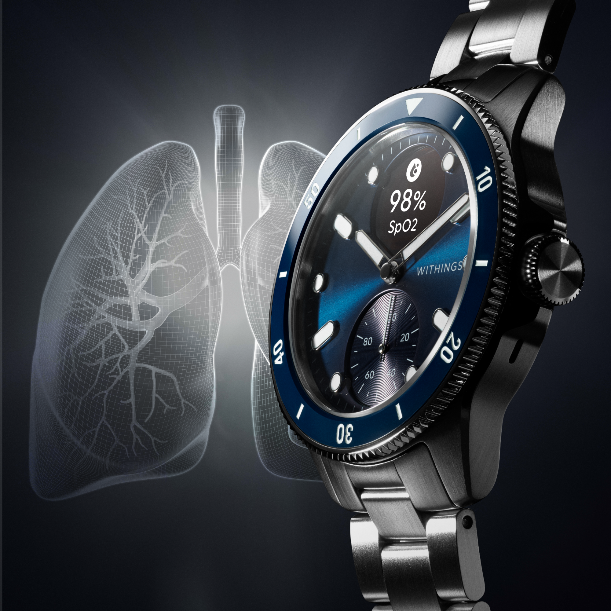 Withings Scanwatch Nova 43mm - Blue