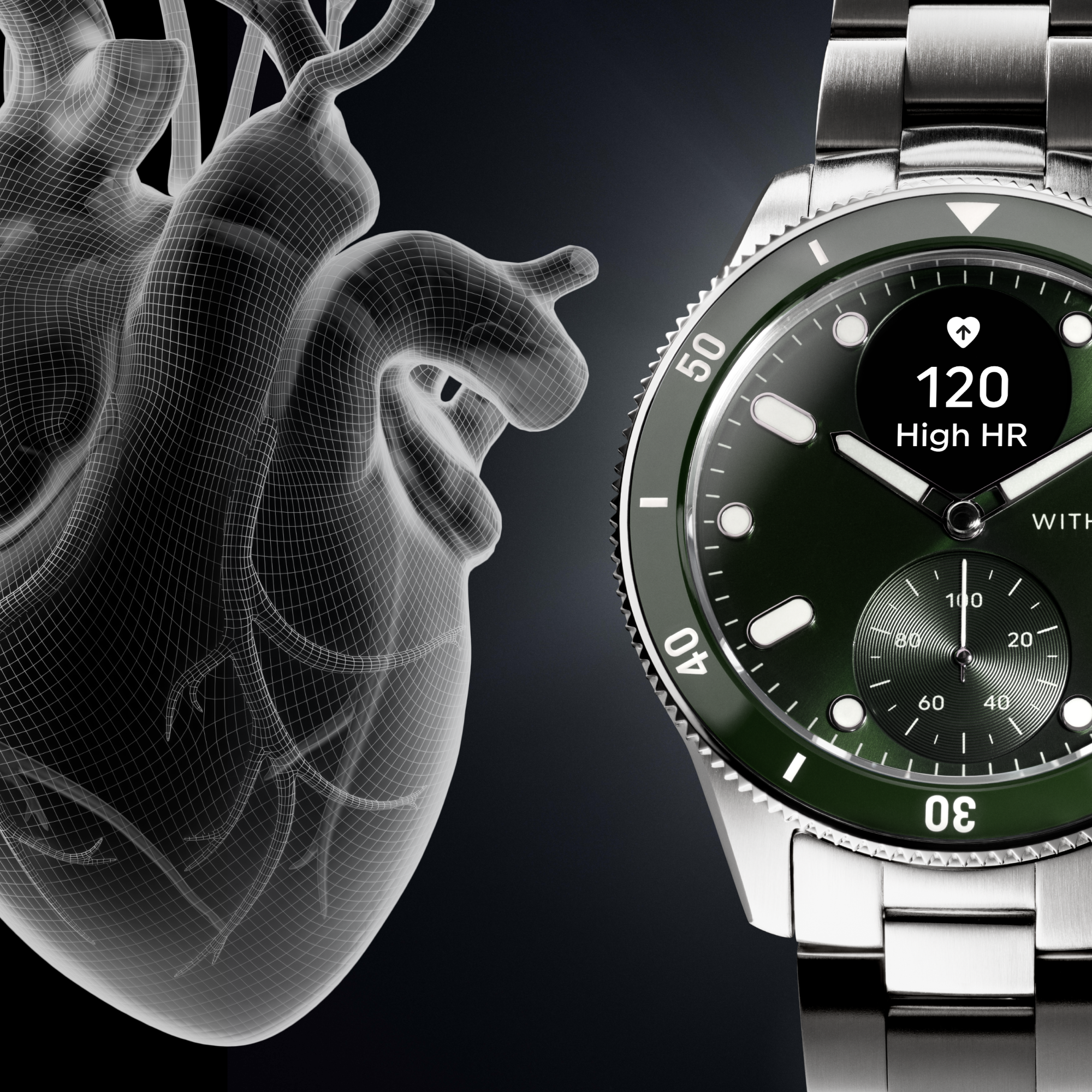 Withings Scanwatch Nova 43mm - Green