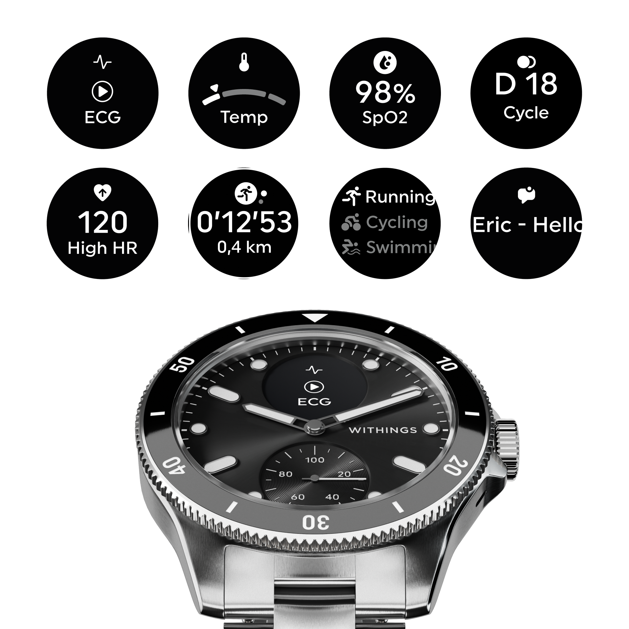 Withings Scanwatch Nova 42mm - Black