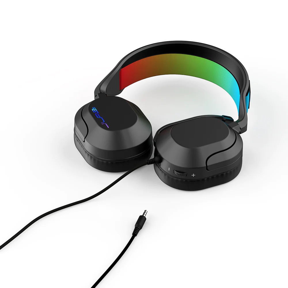 JLAB Nightfall Wired Gaming Headset - Black