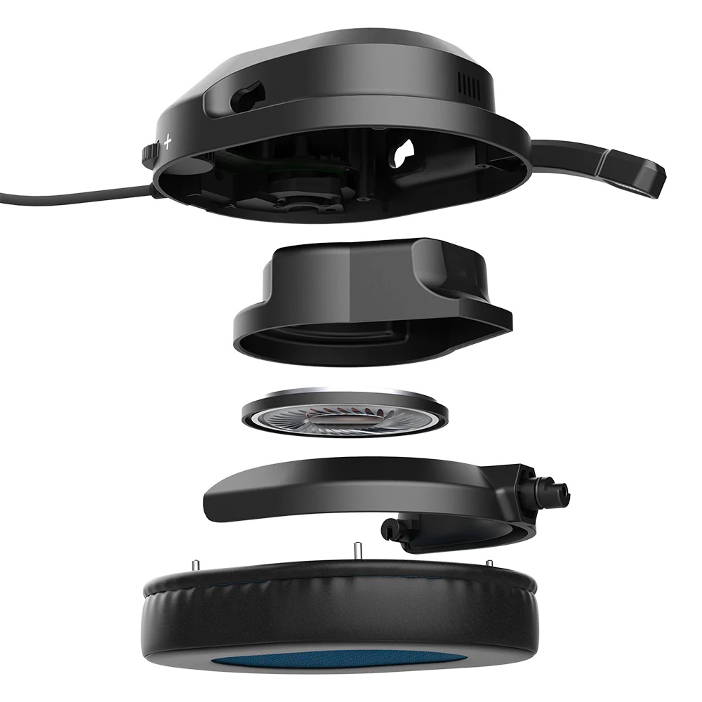 JLAB Nightfall Wired Gaming Headset - Black