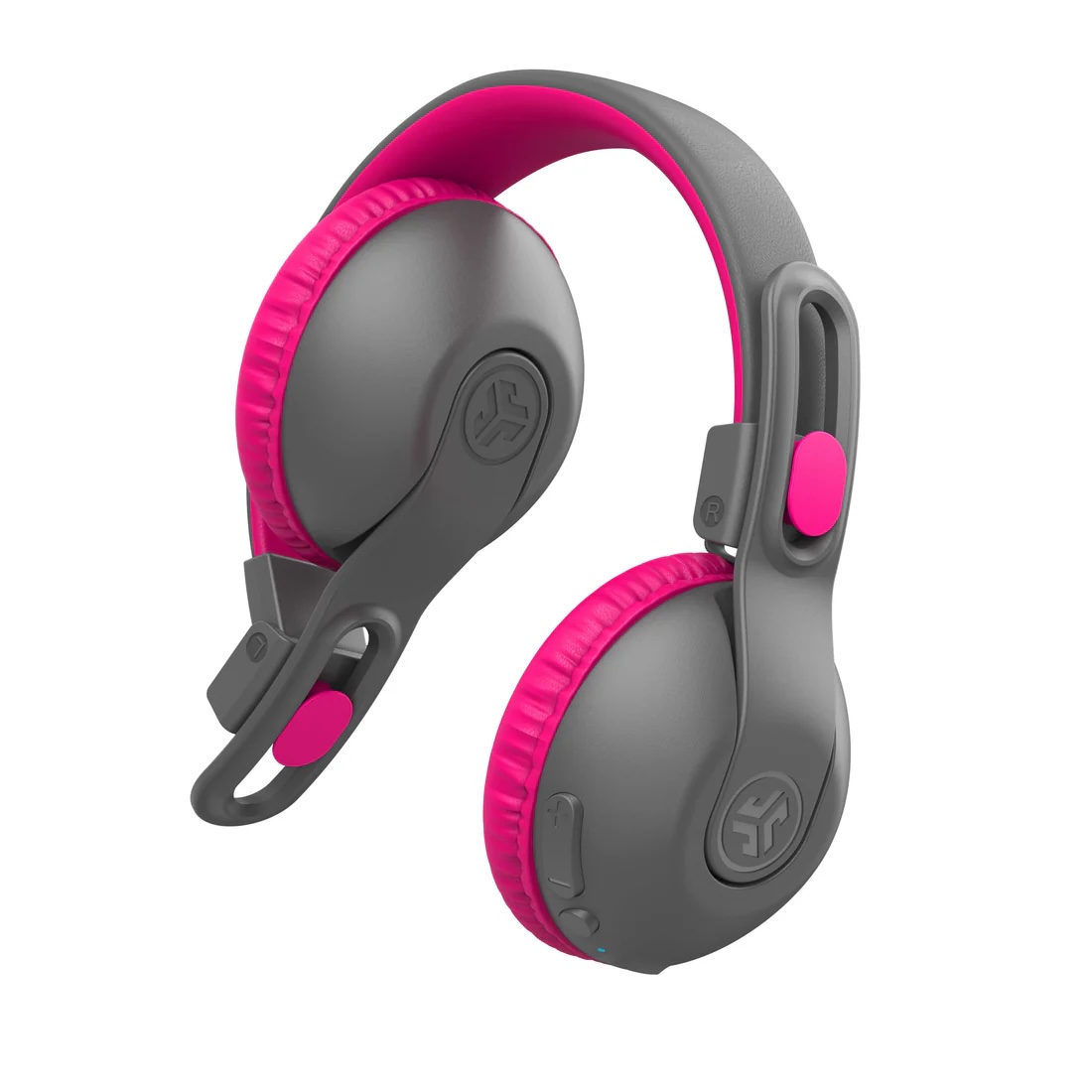 JLAB JBuddies Studio 2 Kids Wireless Headphones - Gray/Pink