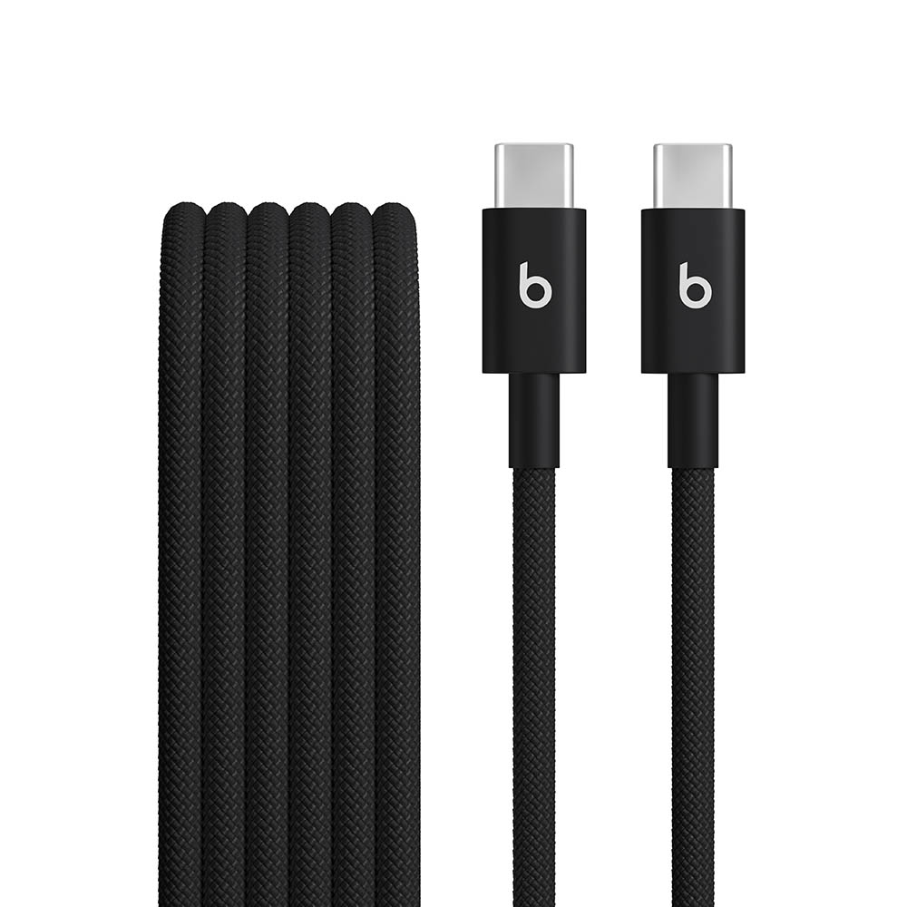 Beats opletené kabely USB-C na USB-C (1,5 m) – Černá (2 ks)