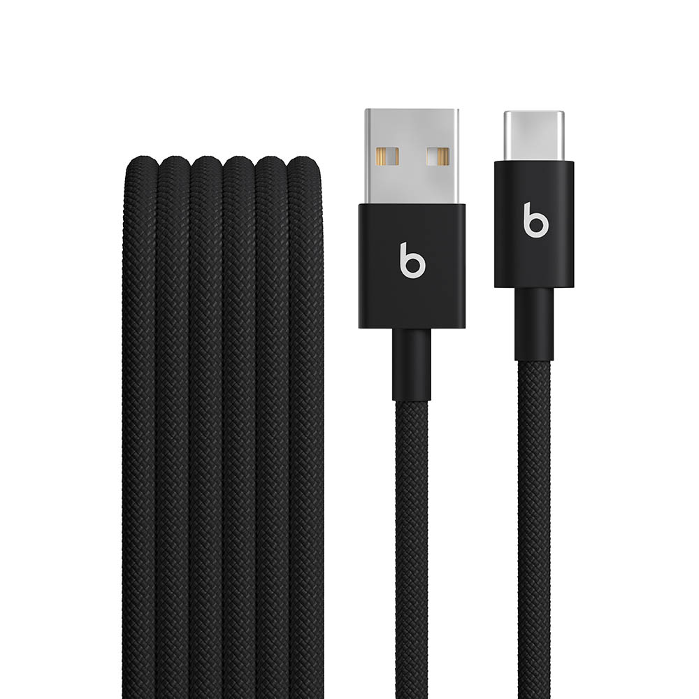 Beats opletené kabely USB-A na USB-C (1,5 m) – Černá (2 ks)