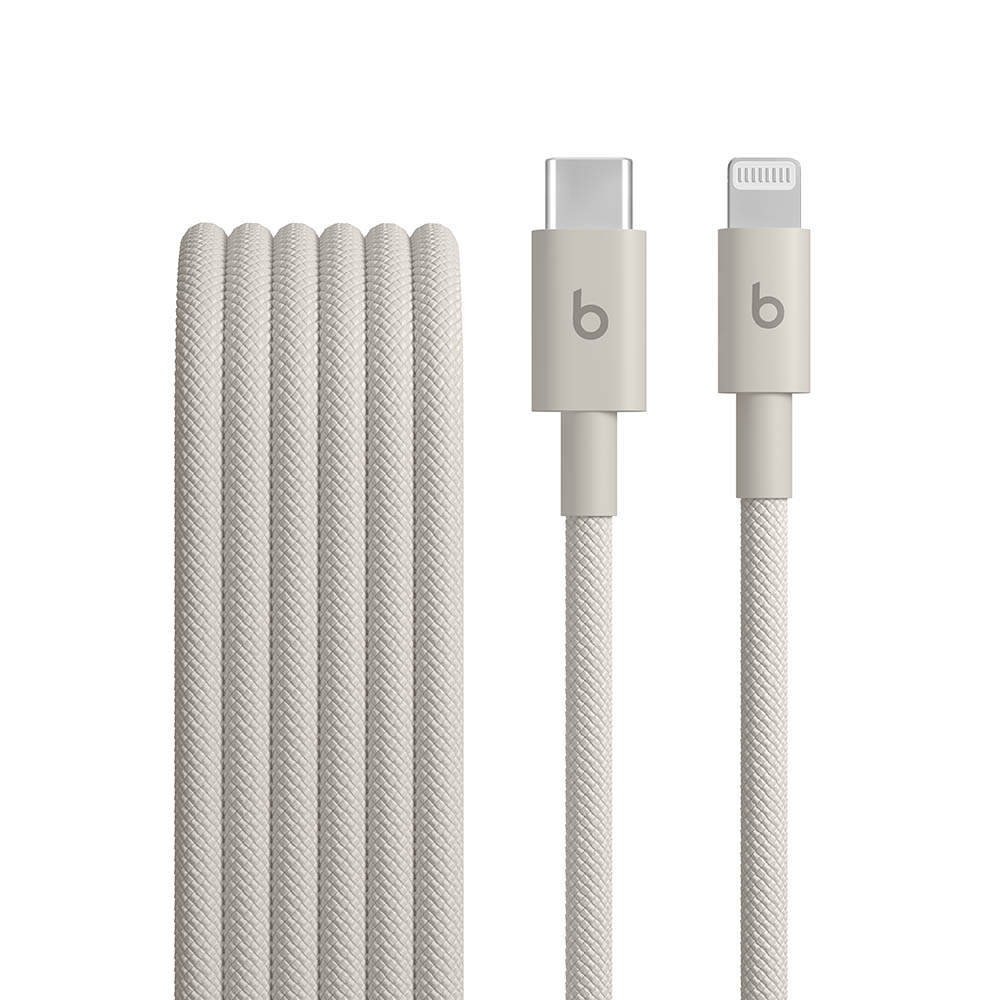 Beats opletený kabel USB-C na Lightning (1,5 m) – Šedá