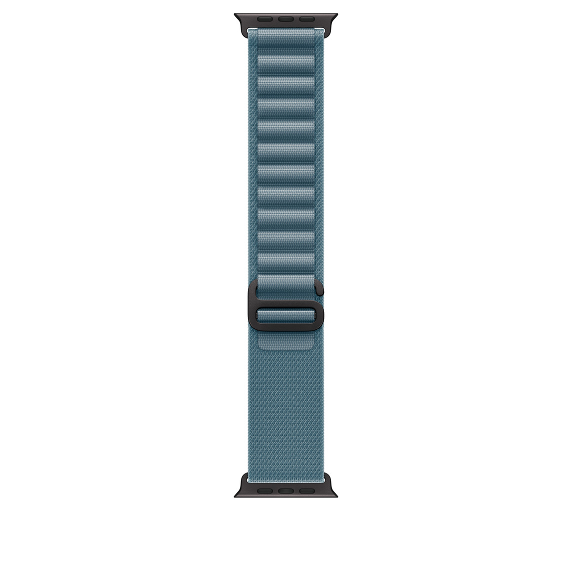 Watch 49 mm Loop: Light Blue Alpine Loop – Small – Black Titanium Finish