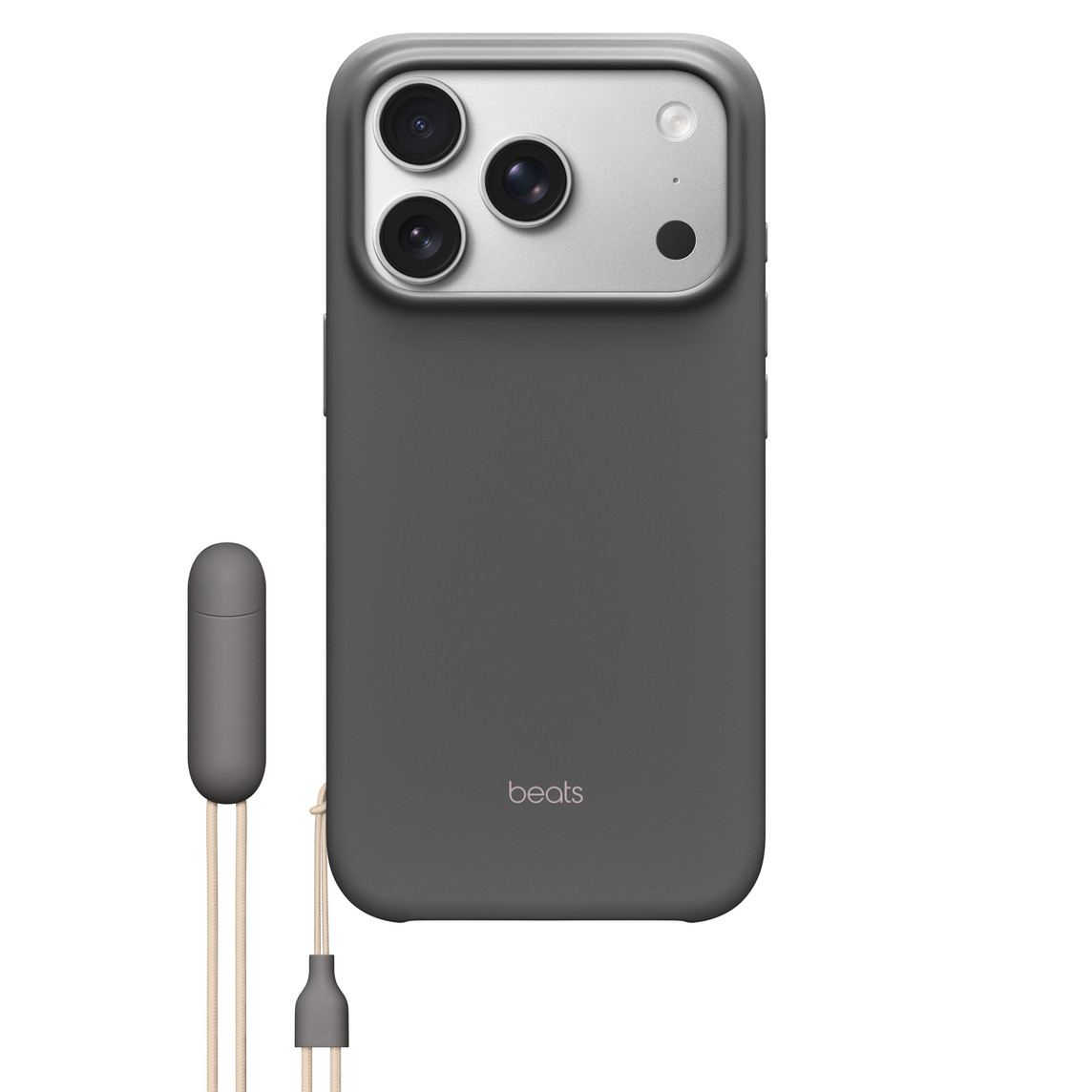 Beats kryt se stojánkem pro iPhone 17 Pro s MagSafe a Camera Control – Šedá