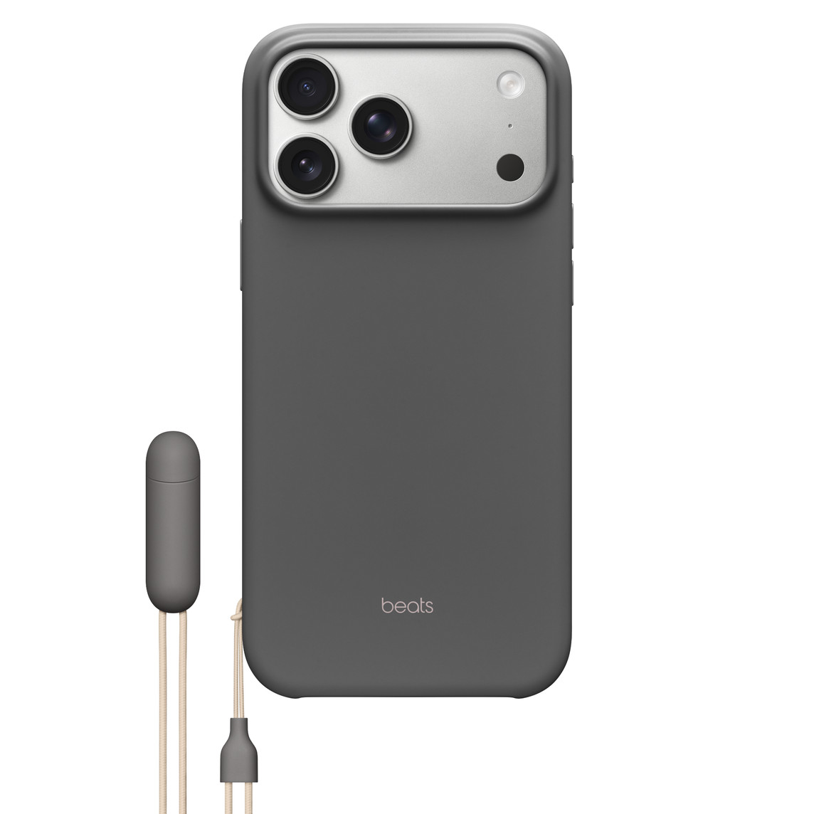 Beats kryt se stojánkem pro iPhone 17 Pro Max s MagSafe a Camera Control – Šedá