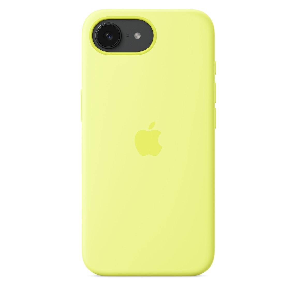 Apple iPhone 16e Silicone Case – Neon Yellow - SEASONAL