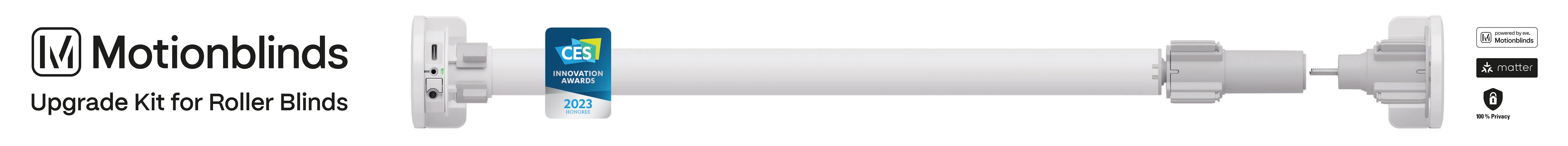 Eve MotionBlinds Upgrade Kit for Roller Blinds (Matter)