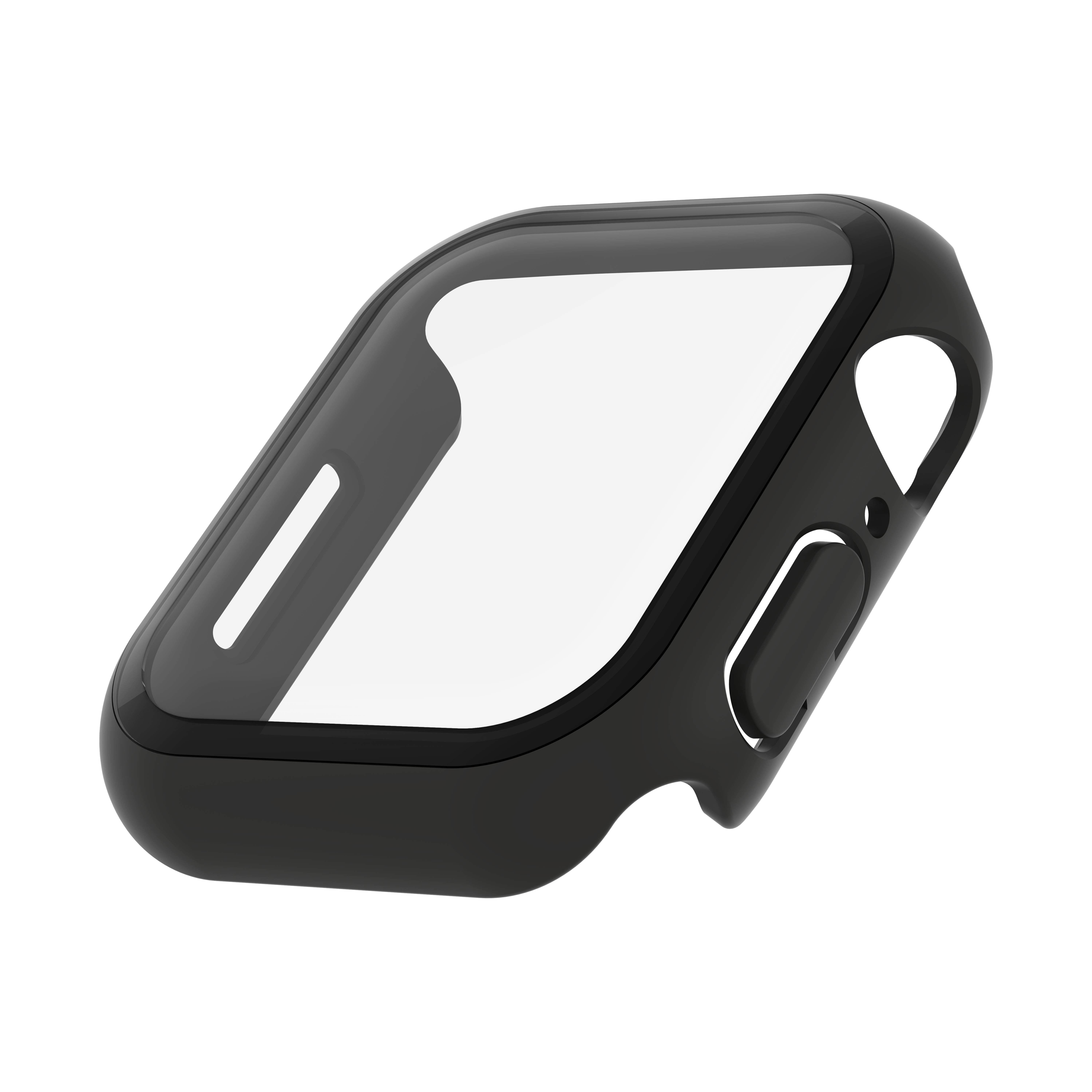 Belkin SCREENFORCE TemperedCurve 2 in 1 AM Screen Protector - Series 4-9/SE - 40/41mm - Black