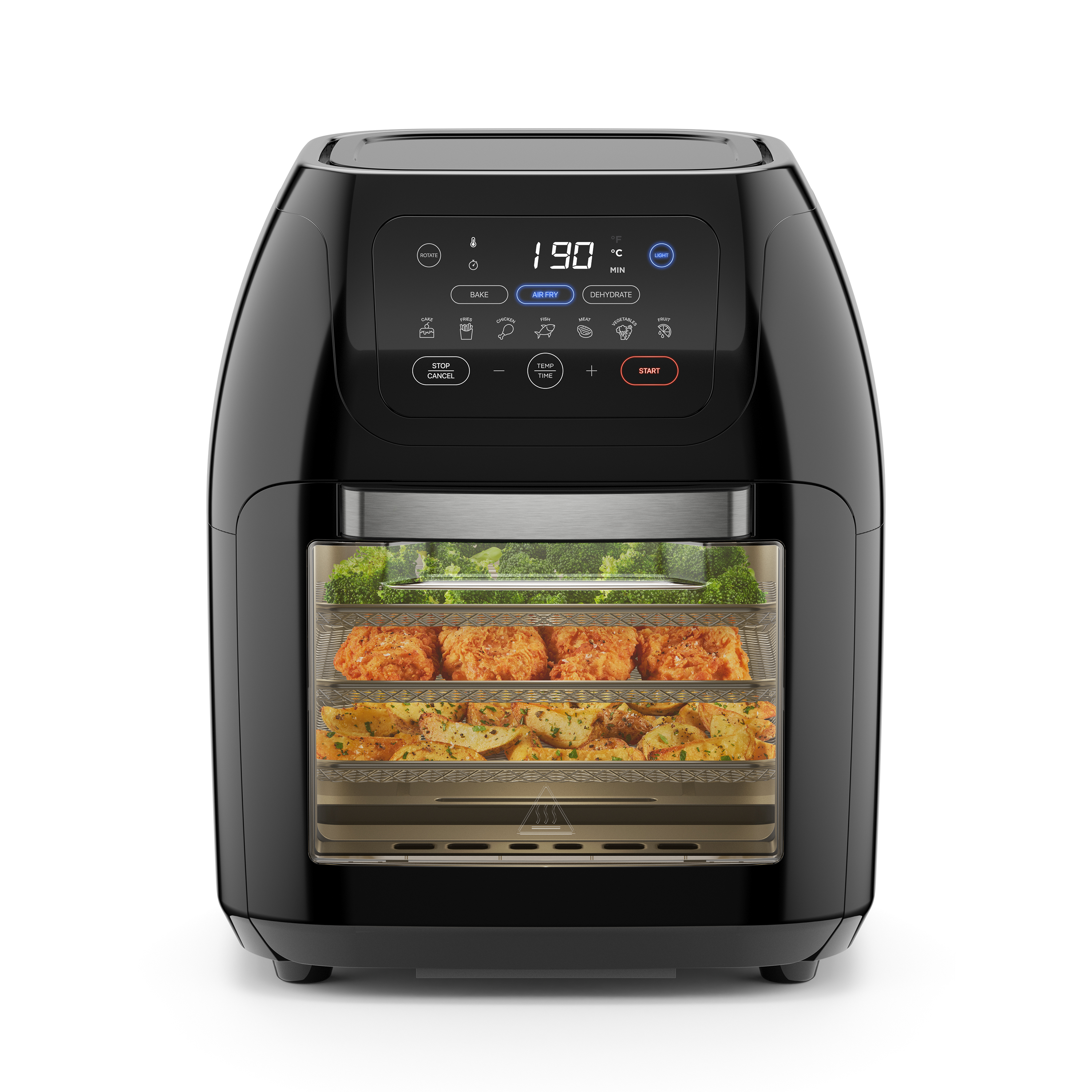 Chefman Air Fryer Oven+ Rotisserie & Dehydrator - Black