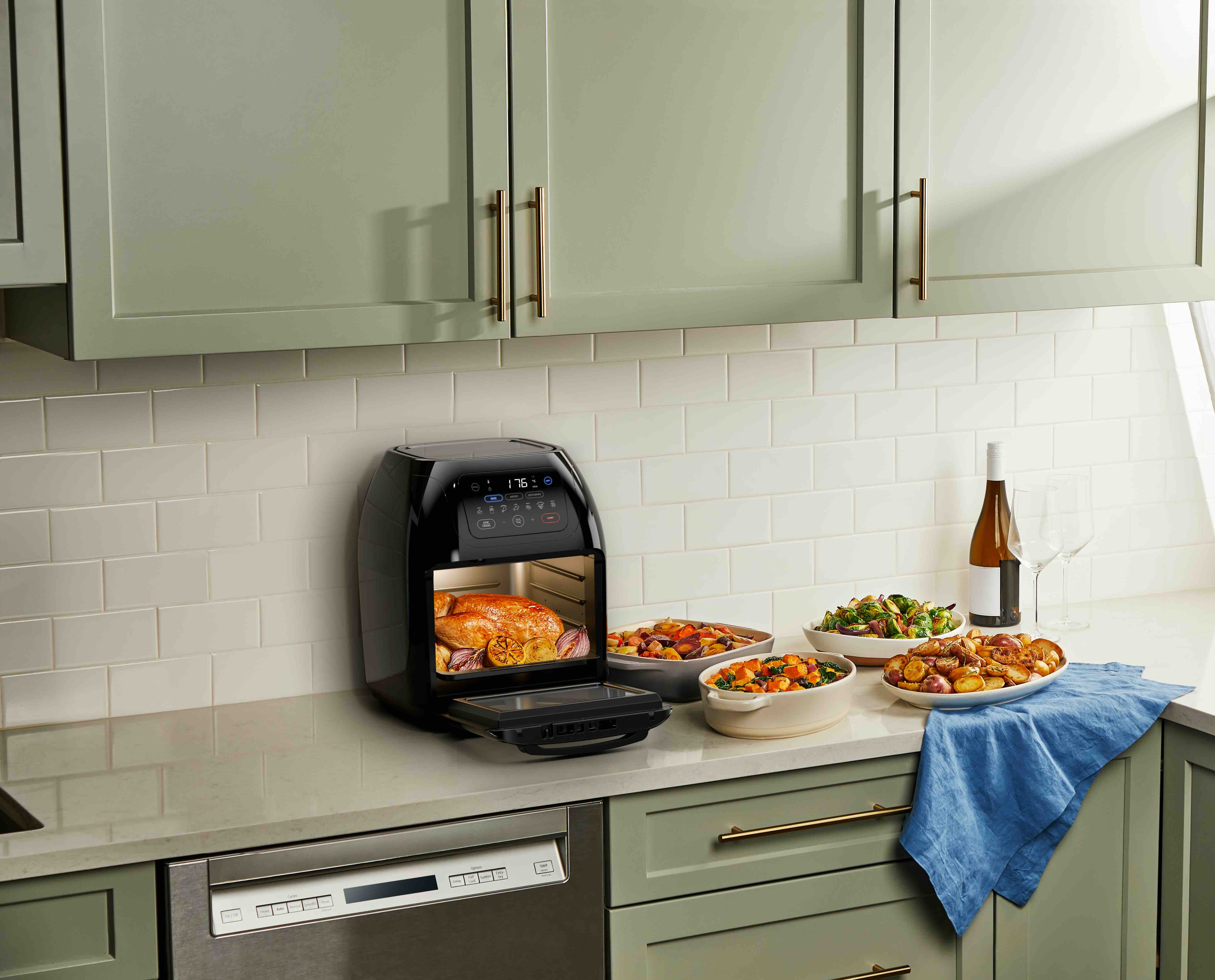 Chefman Air Fryer Oven+ Rotisserie & Dehydrator - Black