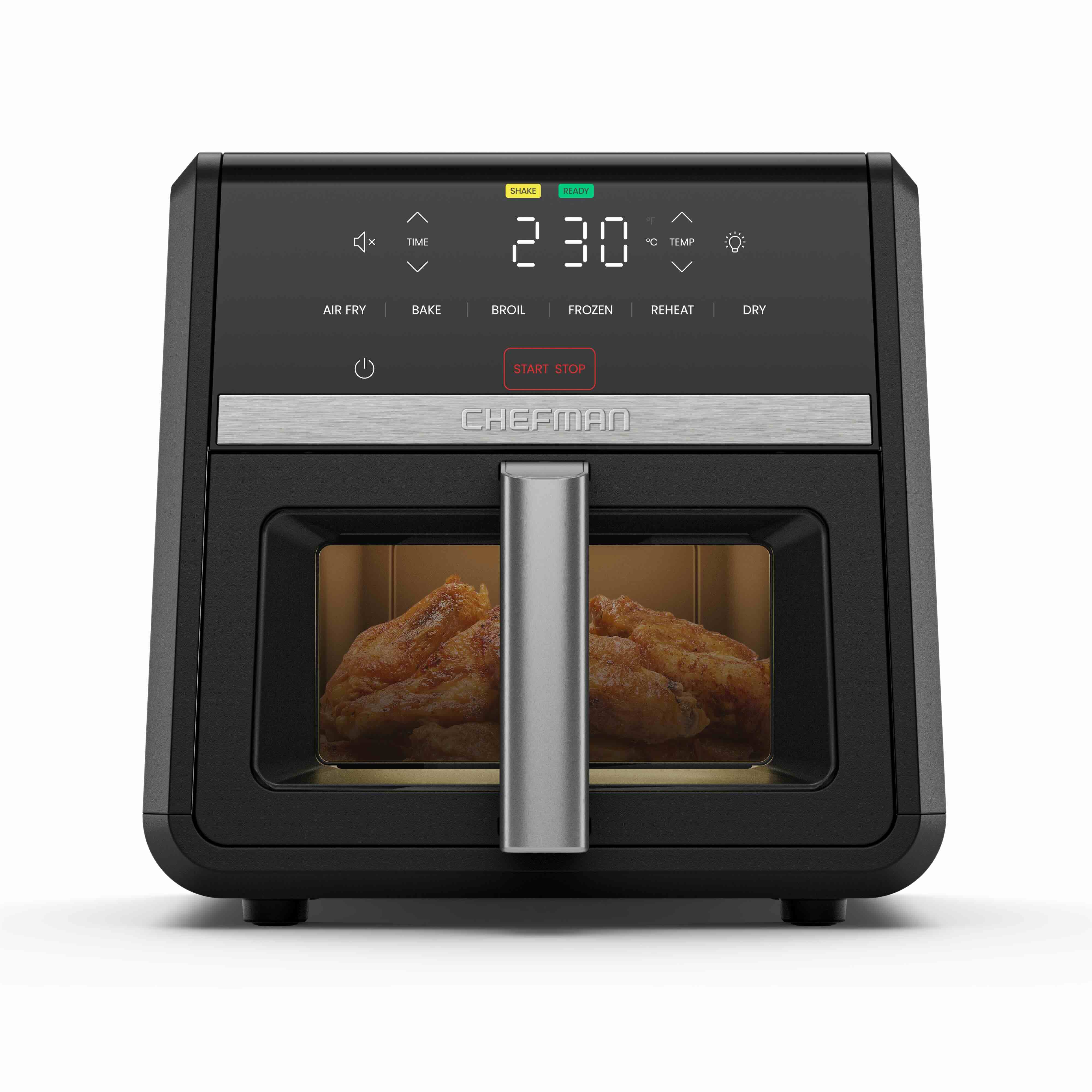 Chefman TurboFry Touch Digital Air Fryer XL 8.5L DC Motor Window