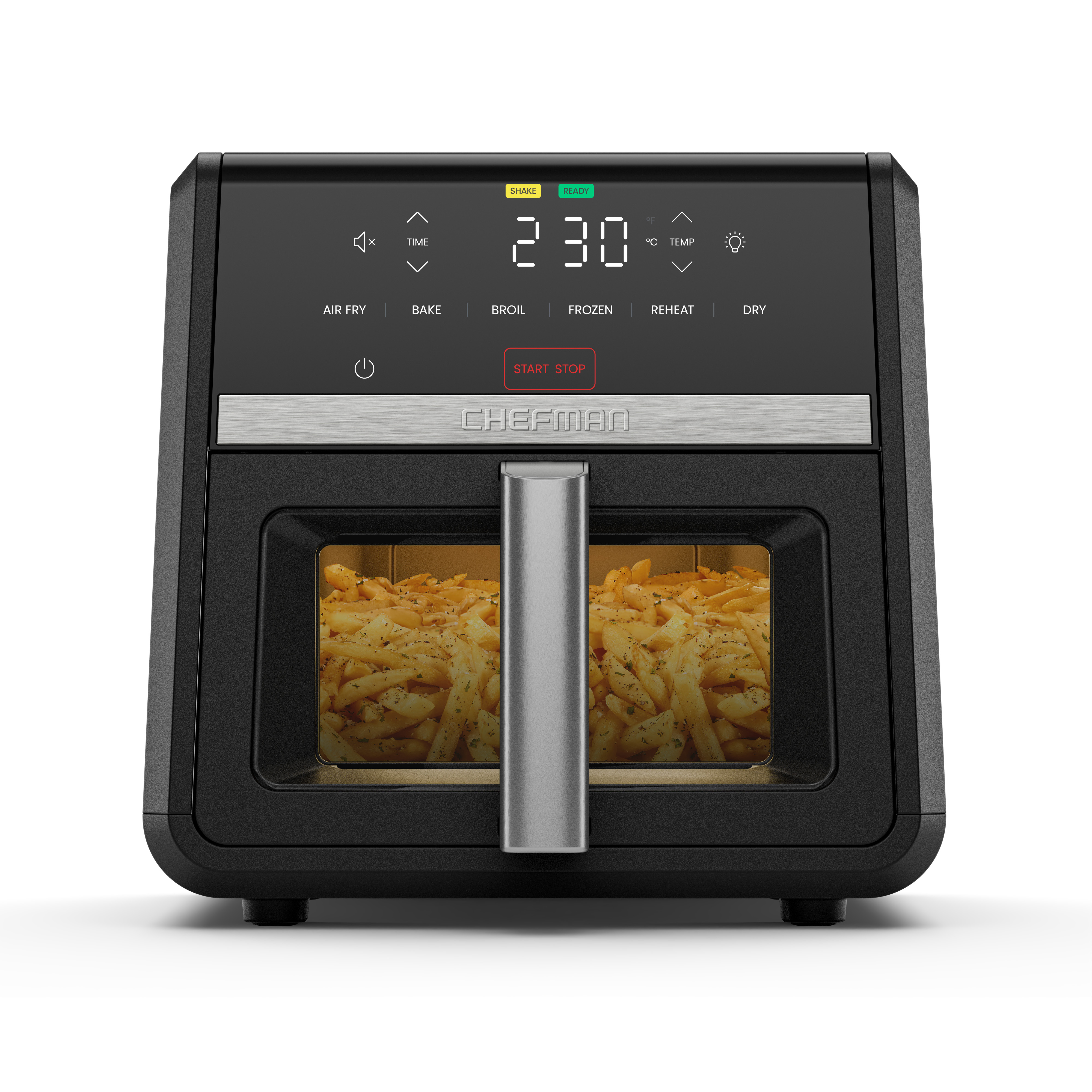 Chefman TurboFry Touch Digital Air Fryer XL 8.5L DC Motor Window