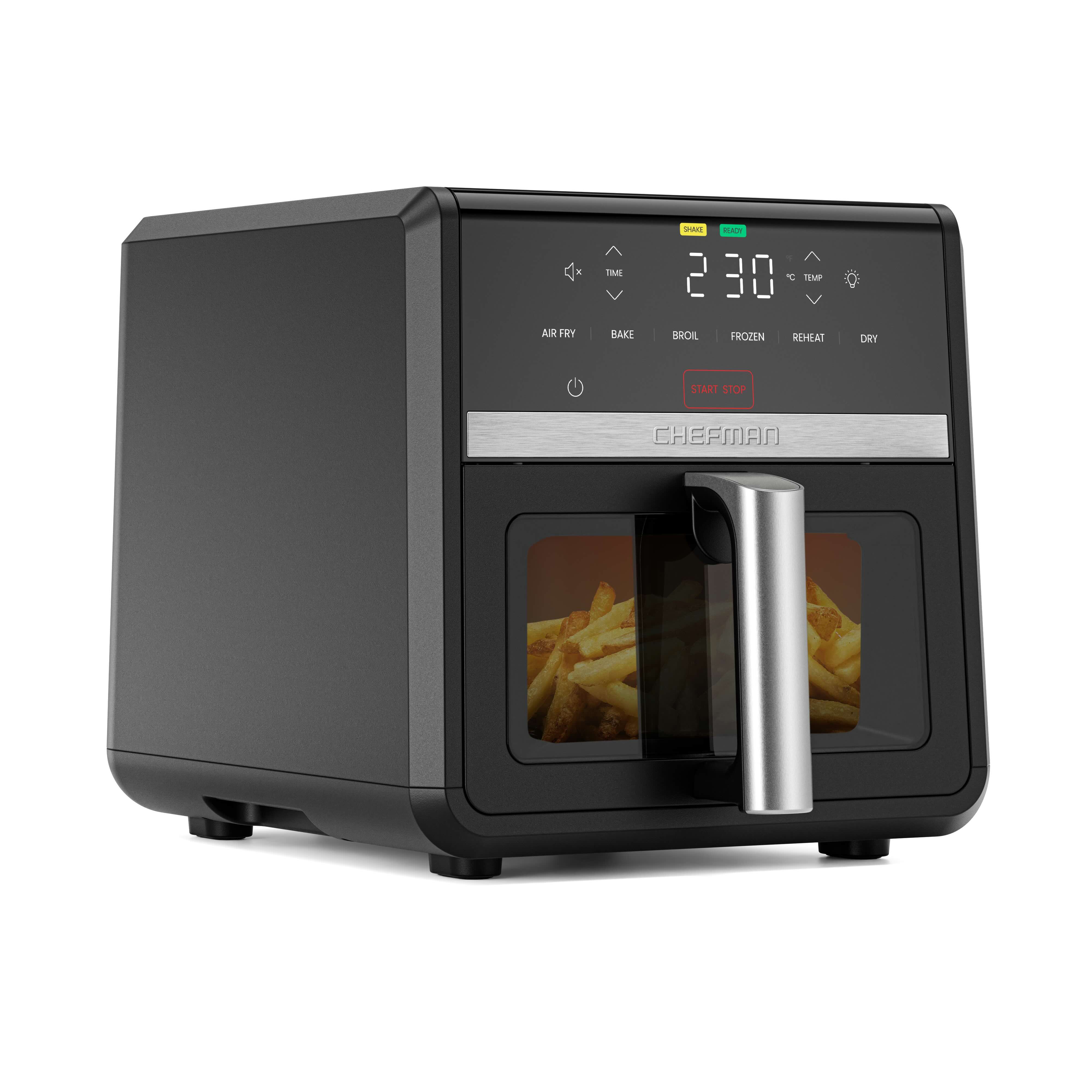 Chefman TurboFry Touch Digital Air Fryer XL 8.5L DC Motor Window