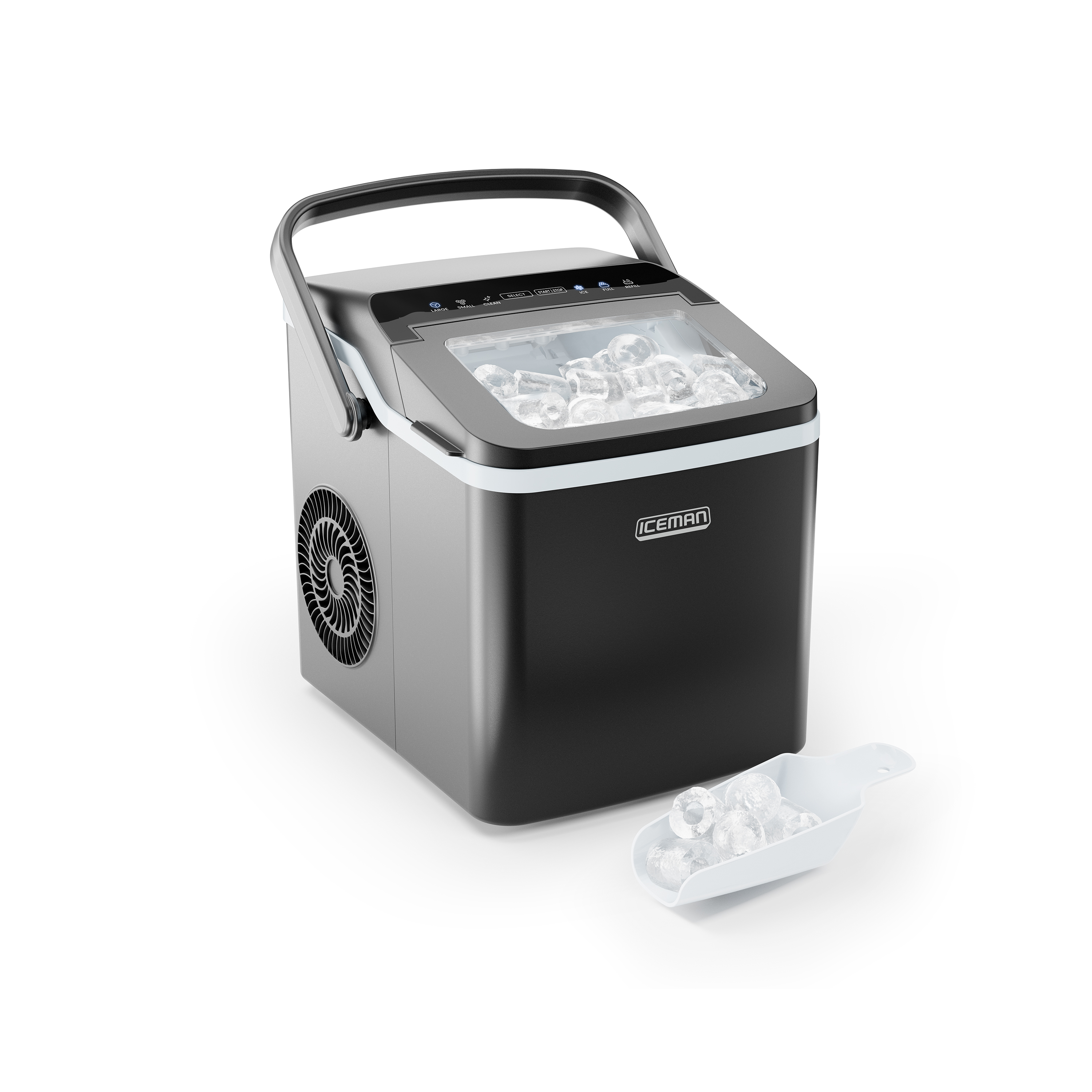 Chefman Iceman Dual-Size Ice Maker