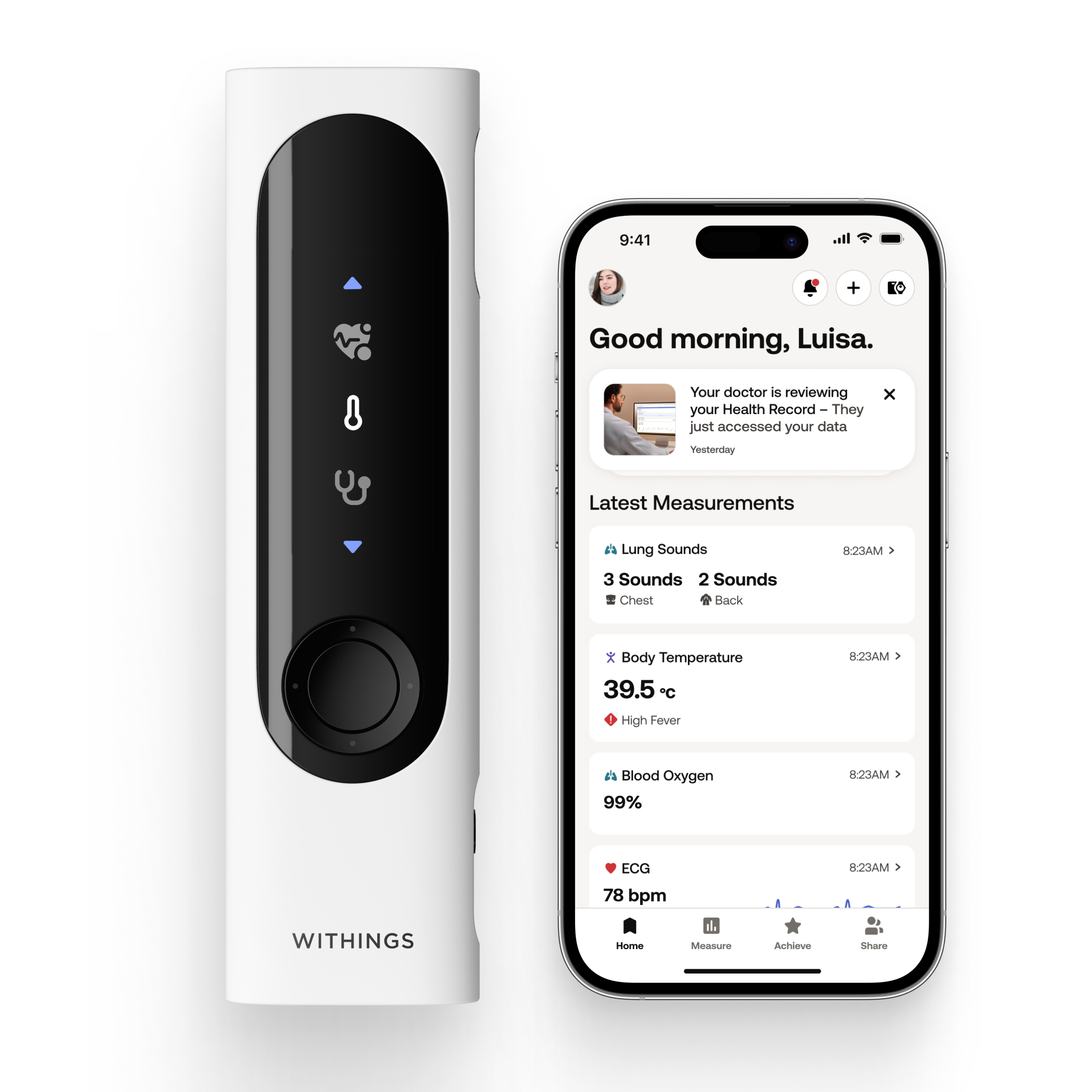 Withings 4-in-1 health MultiScan - White