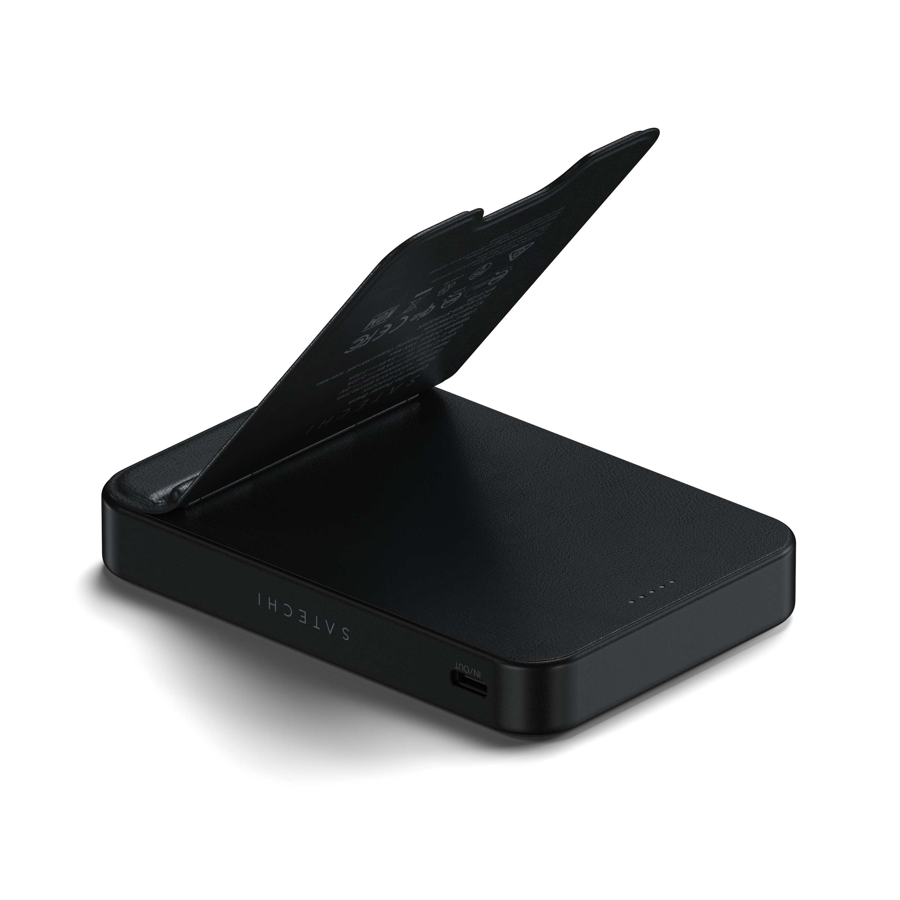 Satechi Qi2 10K Magnetic Power Bank with Stand - Black