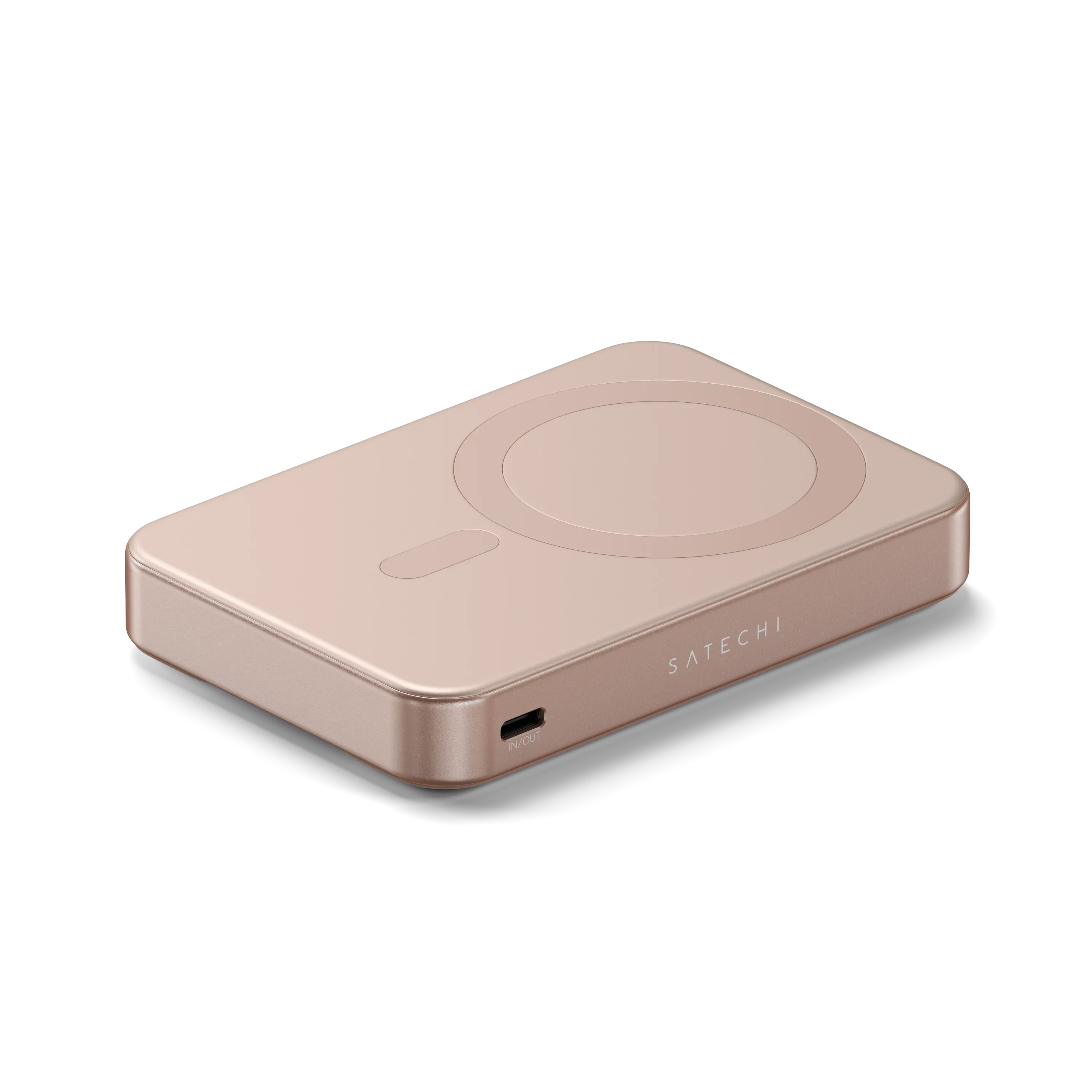 Satechi Qi2 10K Magnetic Power Bank with Stand - Desert Rose
